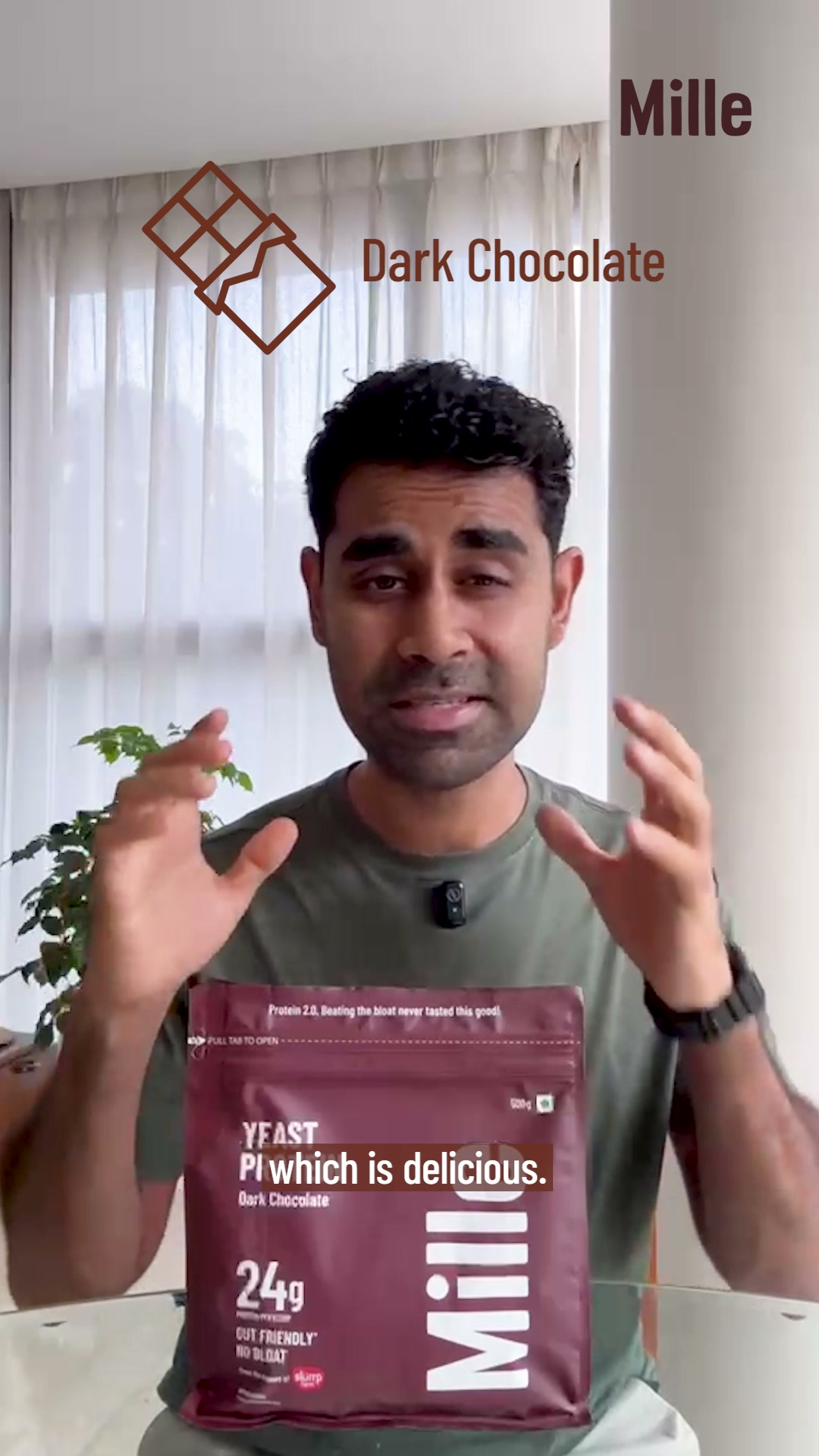 Millé: A Supergrain Co. Facebook ad: The Lightest, Tastiest Protein