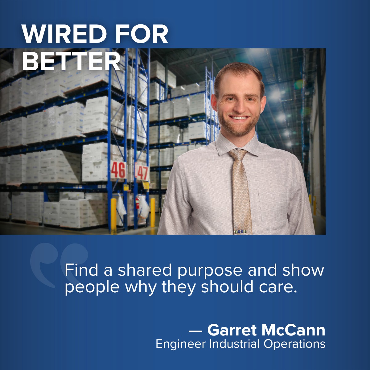 Gildan, Making Apparel Better Facebook ad: Always taking on new opportunities to grow, Garret…
