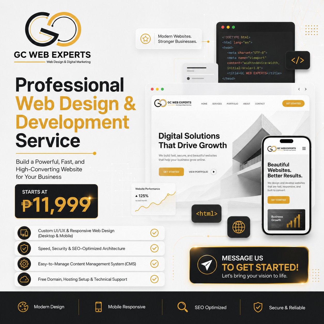 Graphic Design Services by GC Web Experts Facebook ad
