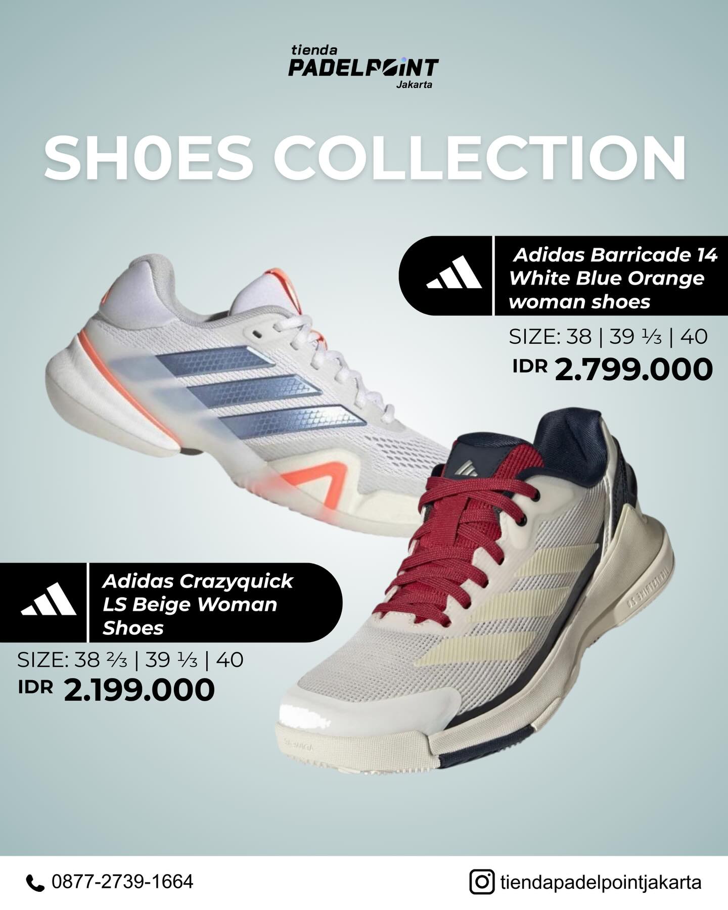 Tienda Padelpoint Jakarta Facebook ad: Step into performance.