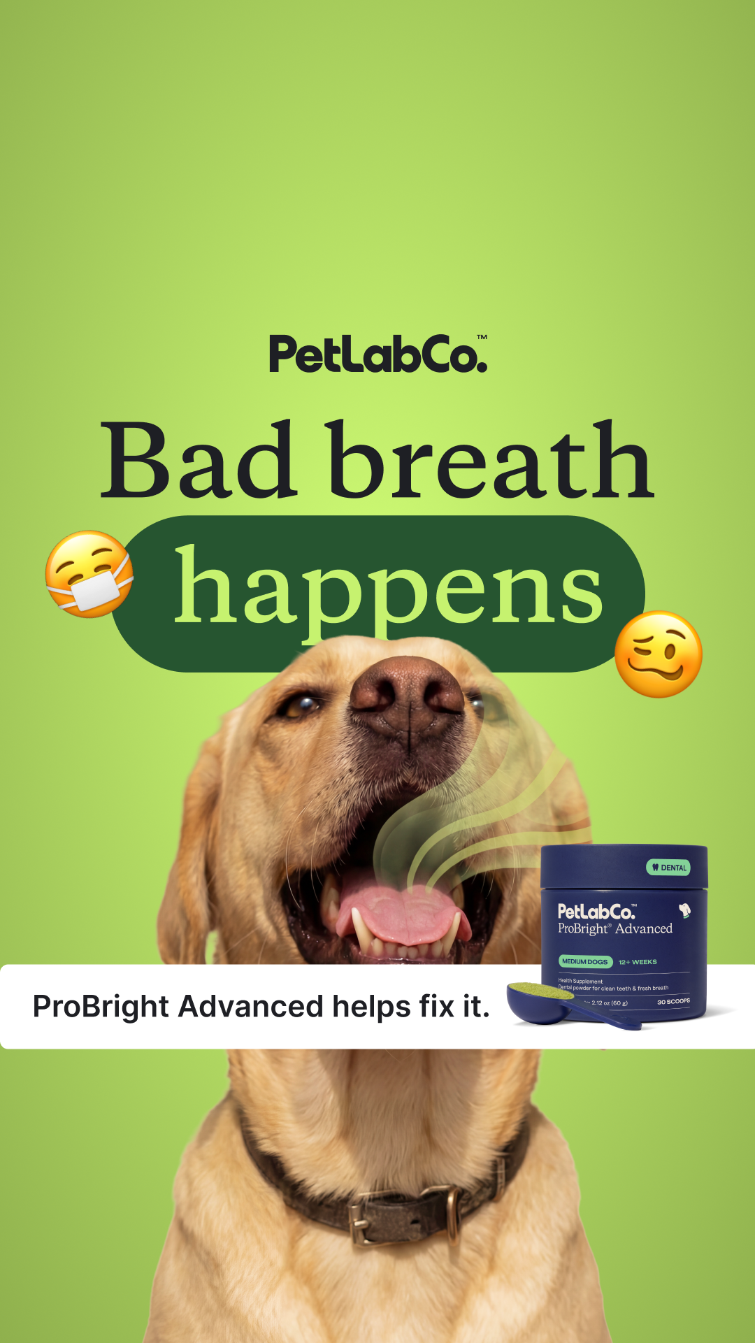 PetLab Co. Facebook ad