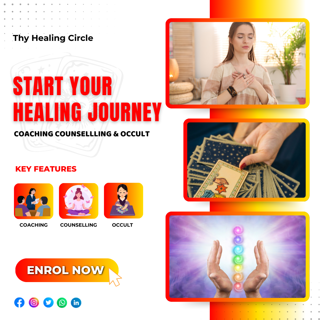 Thy Healing Circle Global Facebook ad: Start Your Healing Journey Now