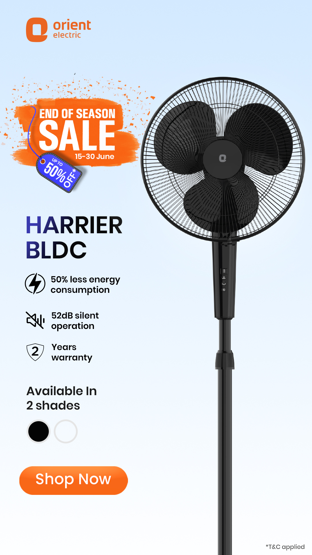 Orient Electric Facebook ad