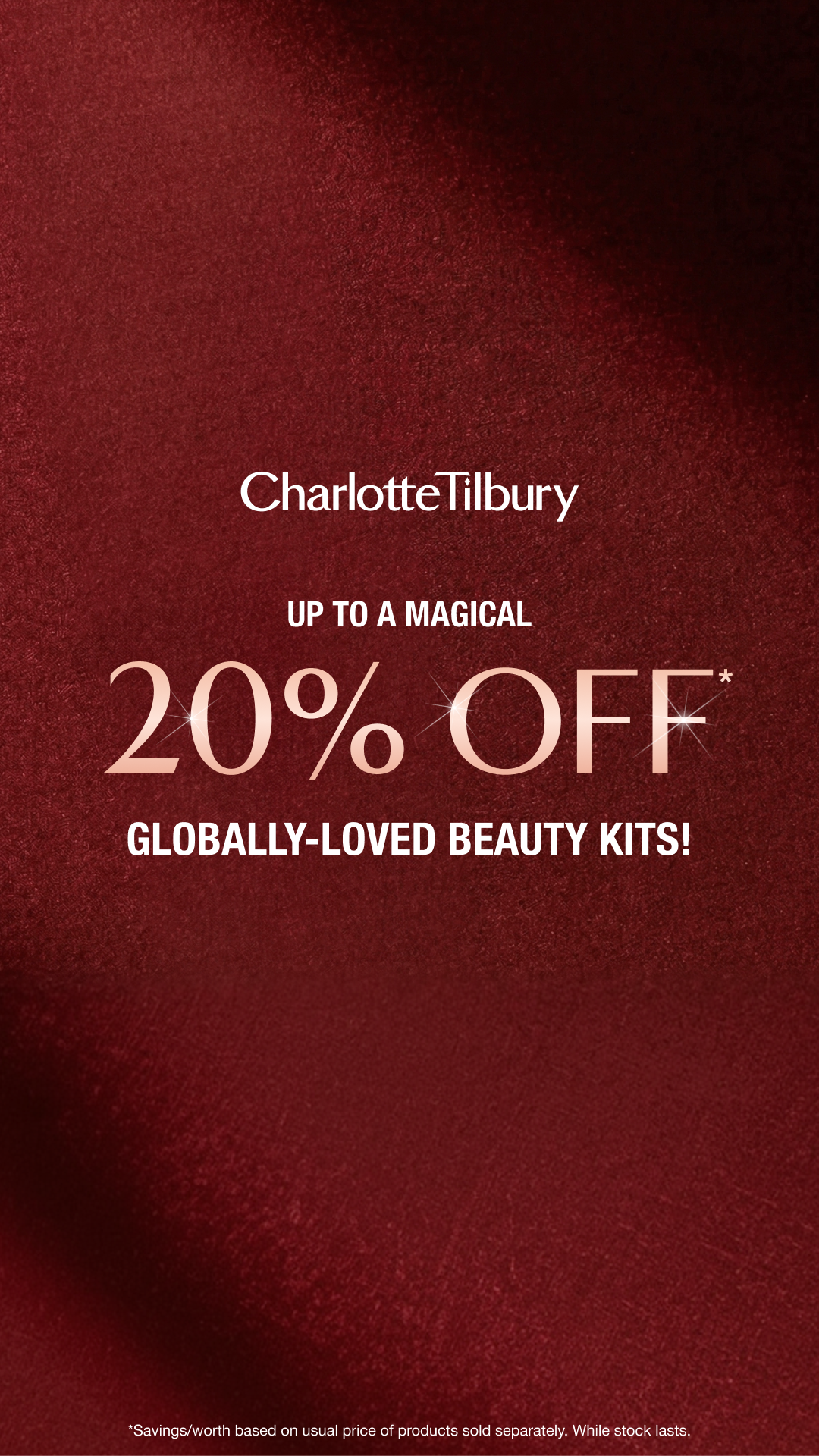 Charlotte Tilbury Facebook ad