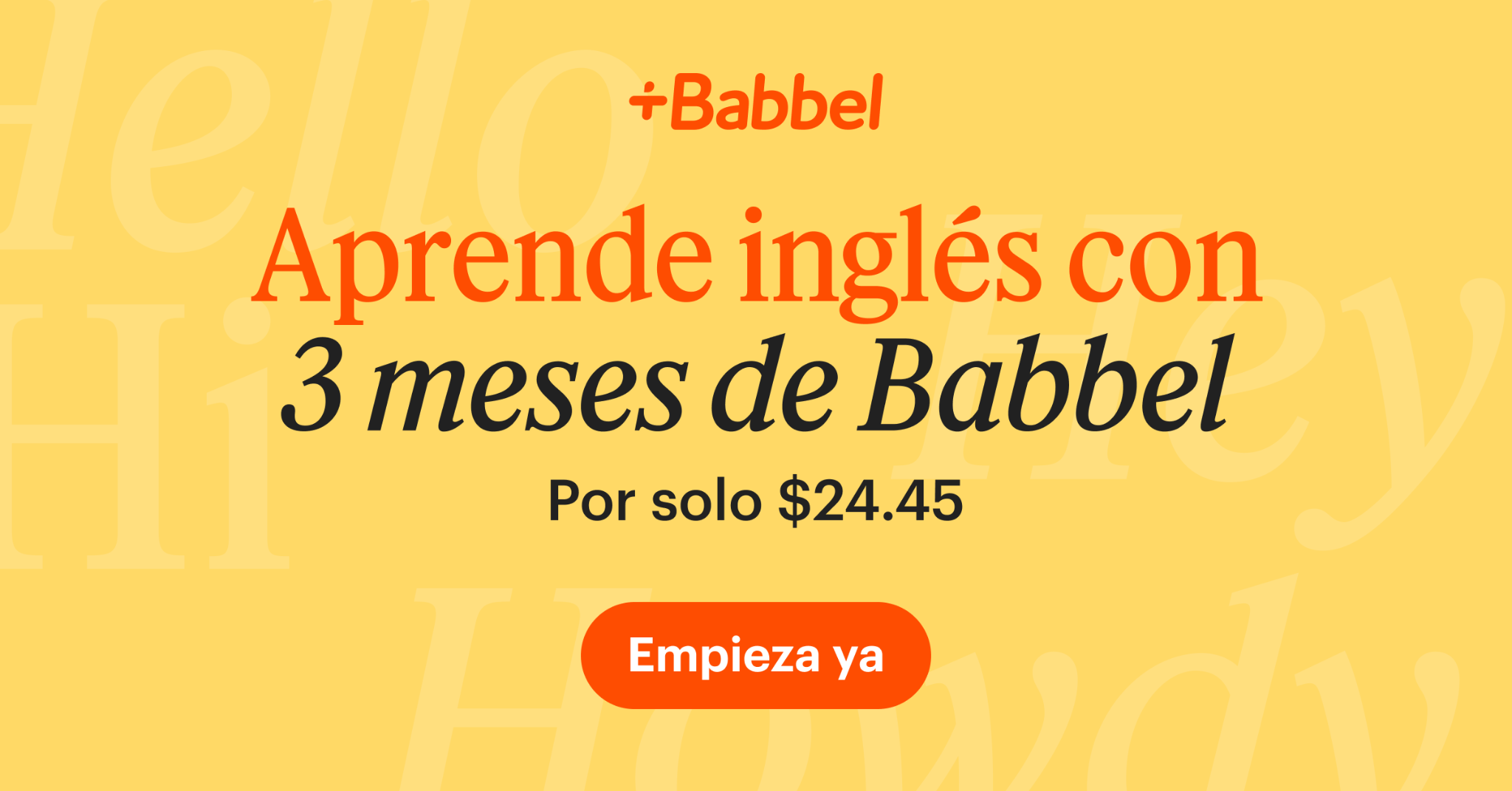 Babbel Facebook ad