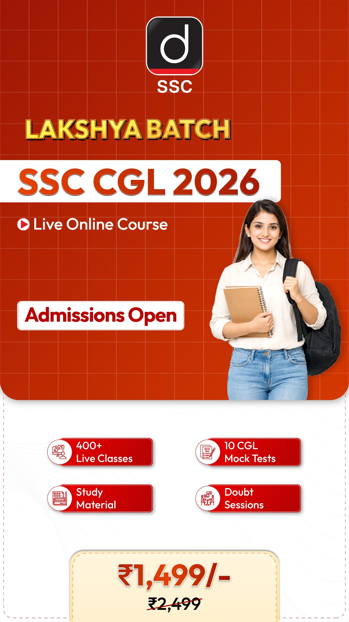 Drishti SSC Facebook ad