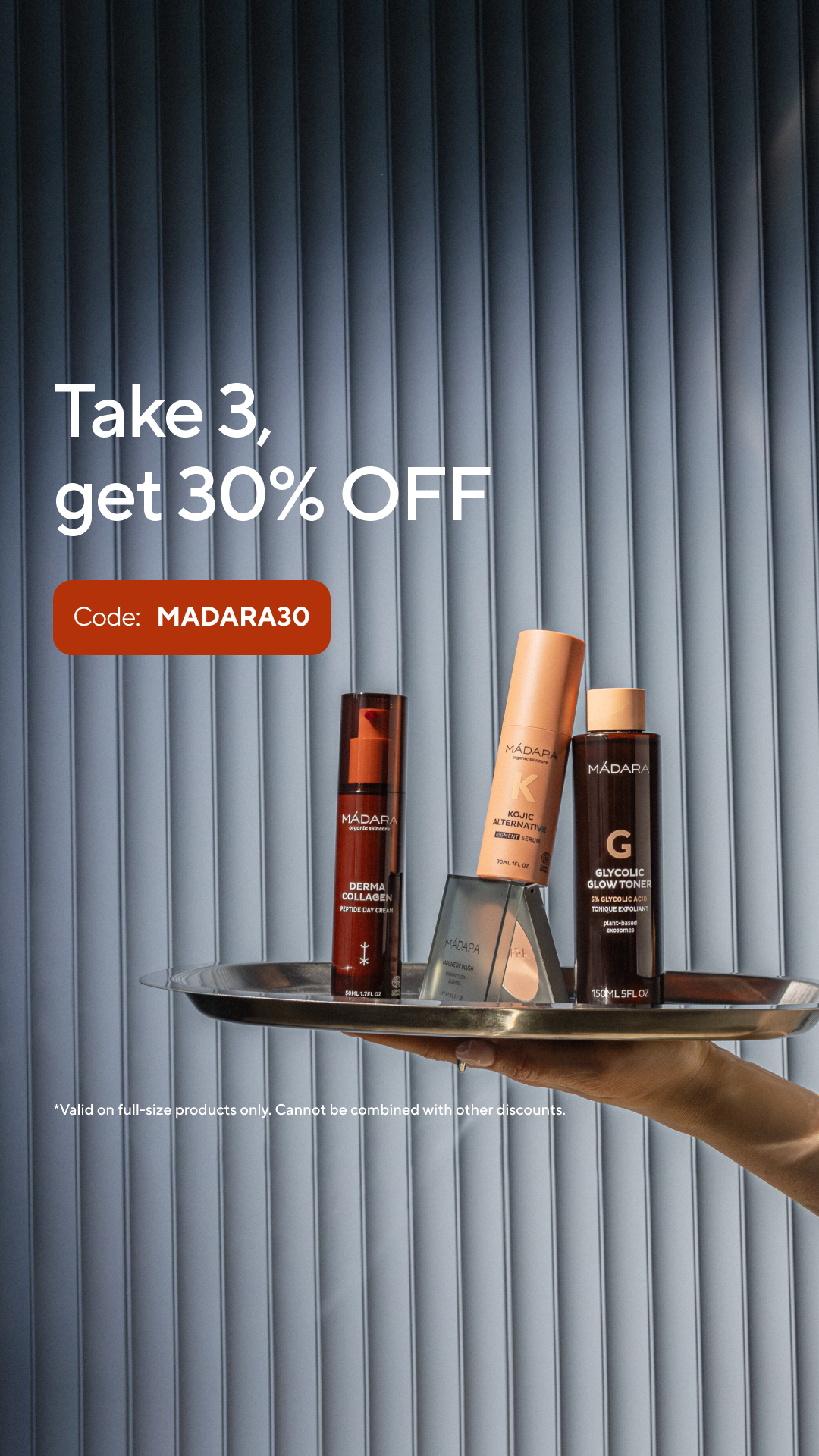 Mádara Organic Skincare Facebook ad