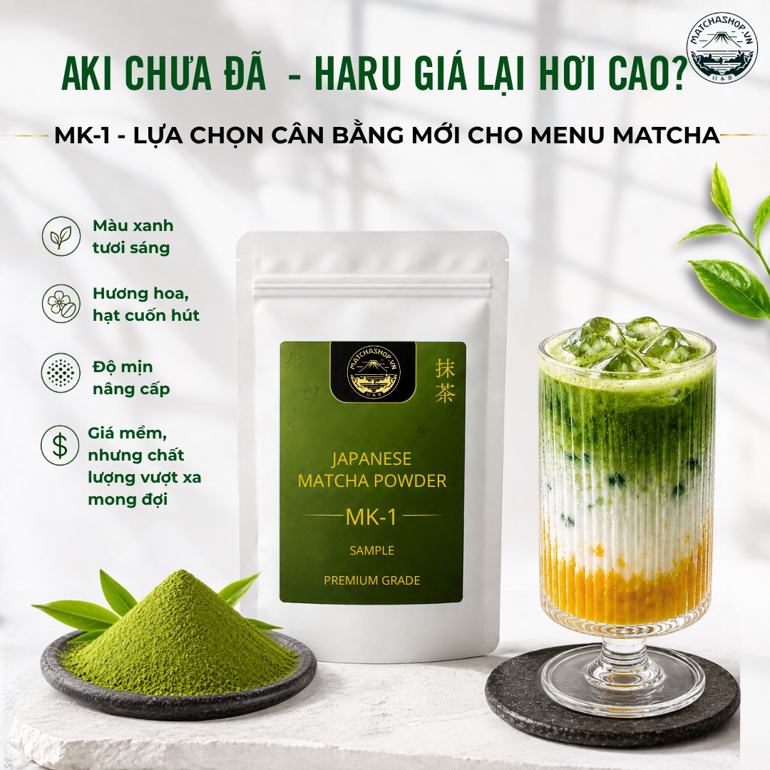 Matchashop Vietnam Facebook ad: Bạn cần tìm một loại matcha mới khi…