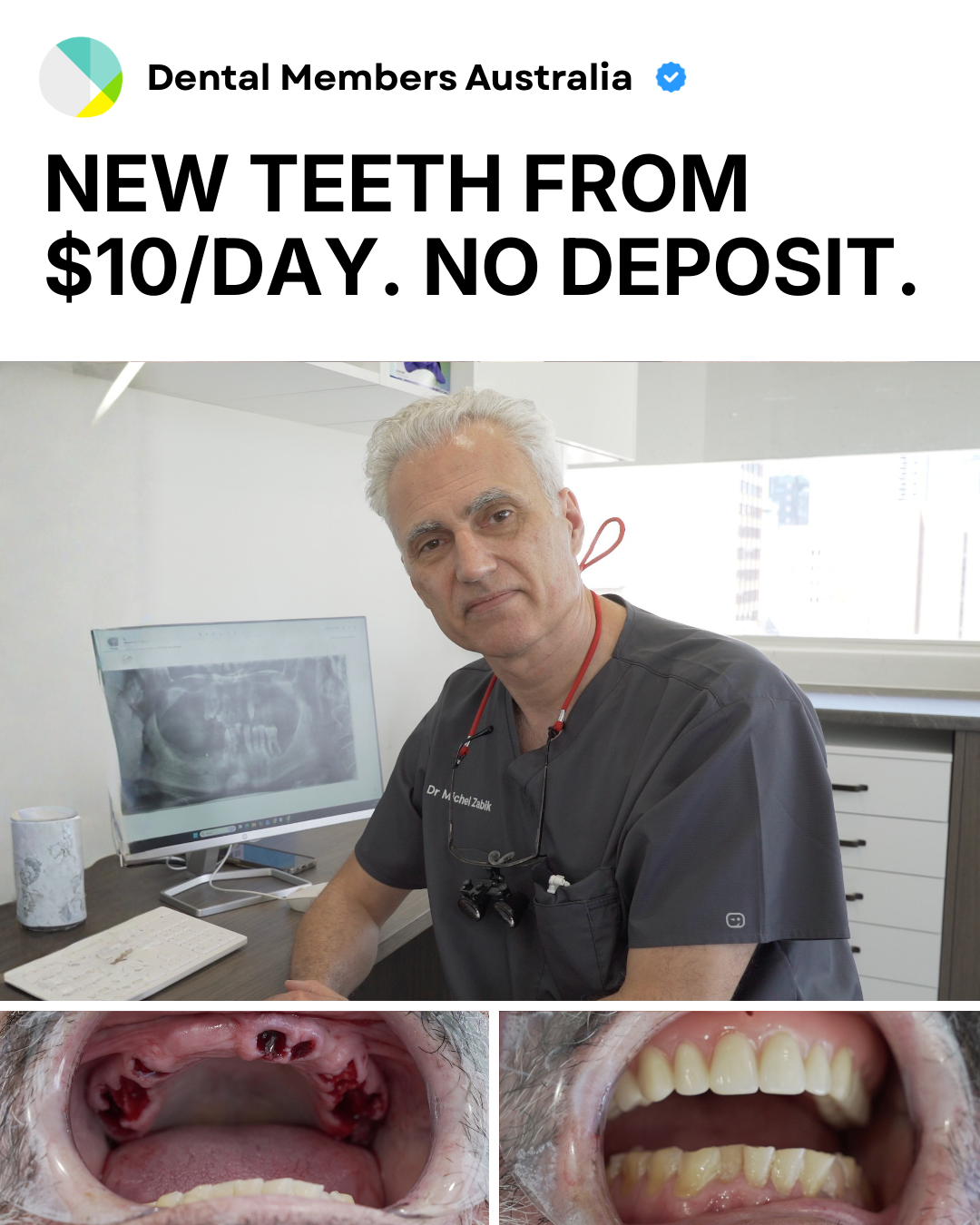 Dr Safa Souzani - DMA Dentist Facebook ad