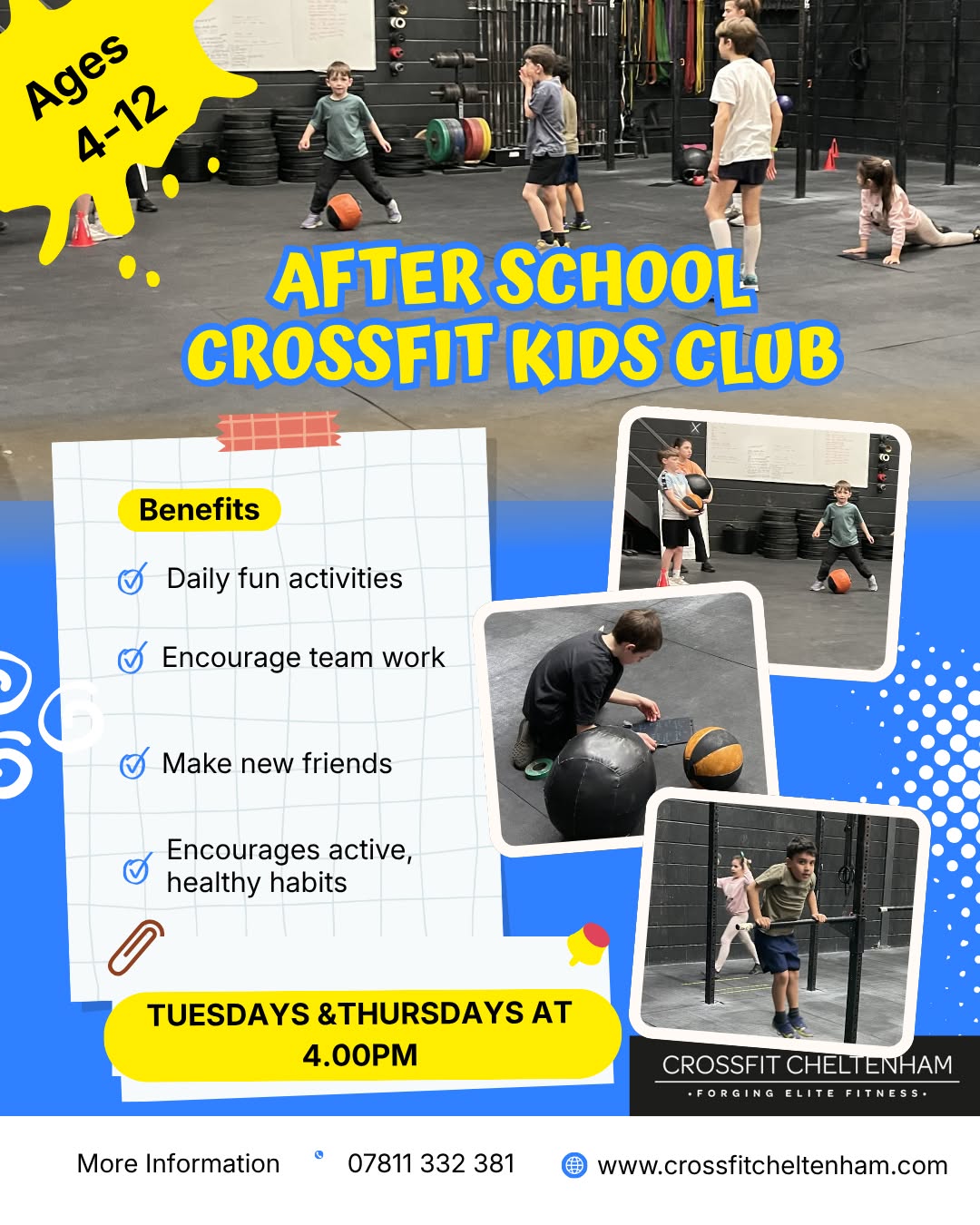 CrossFit Cheltenham Training Facebook ad: AFTER SCHOOL SCHOOL CLUB