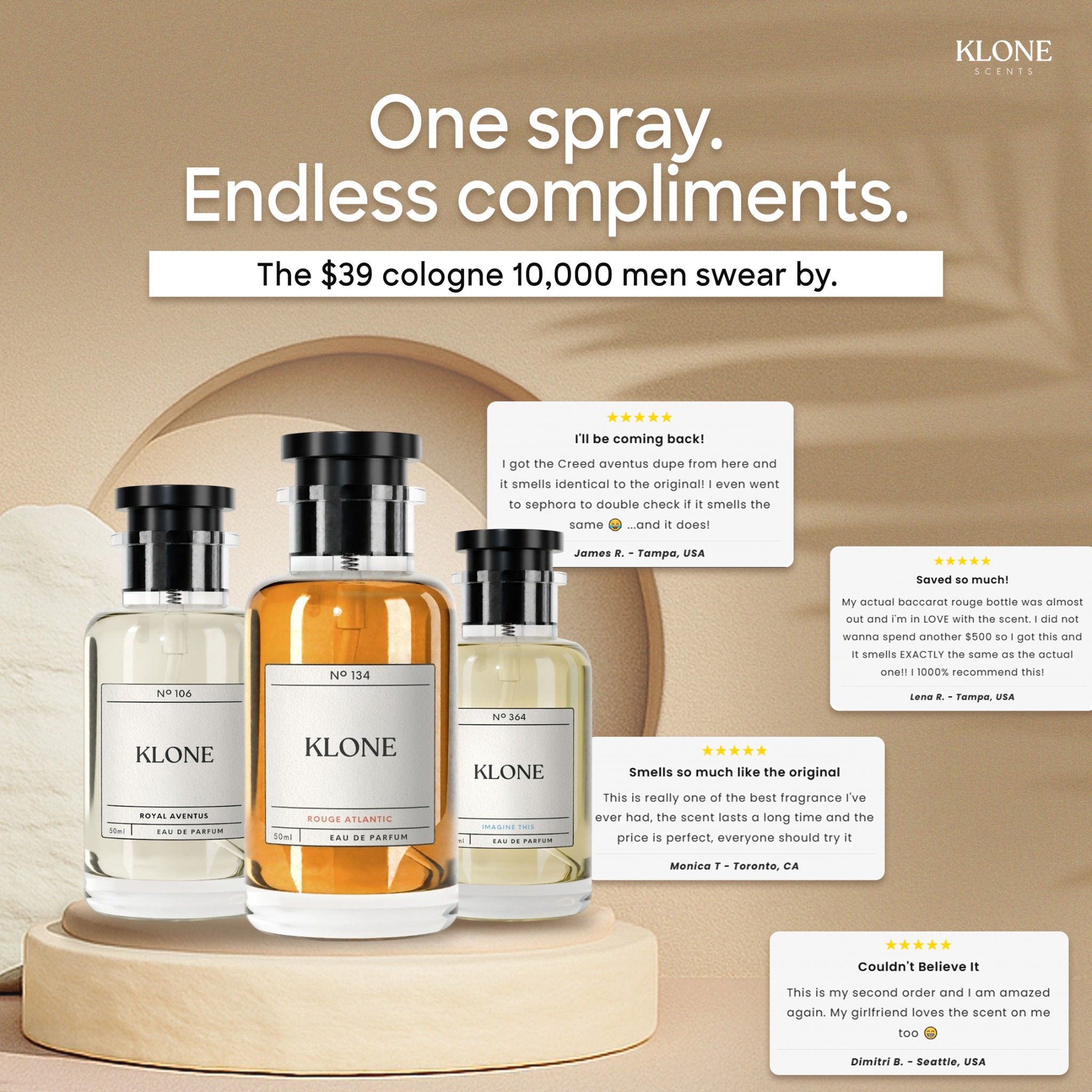 Klone Scents Facebook ad