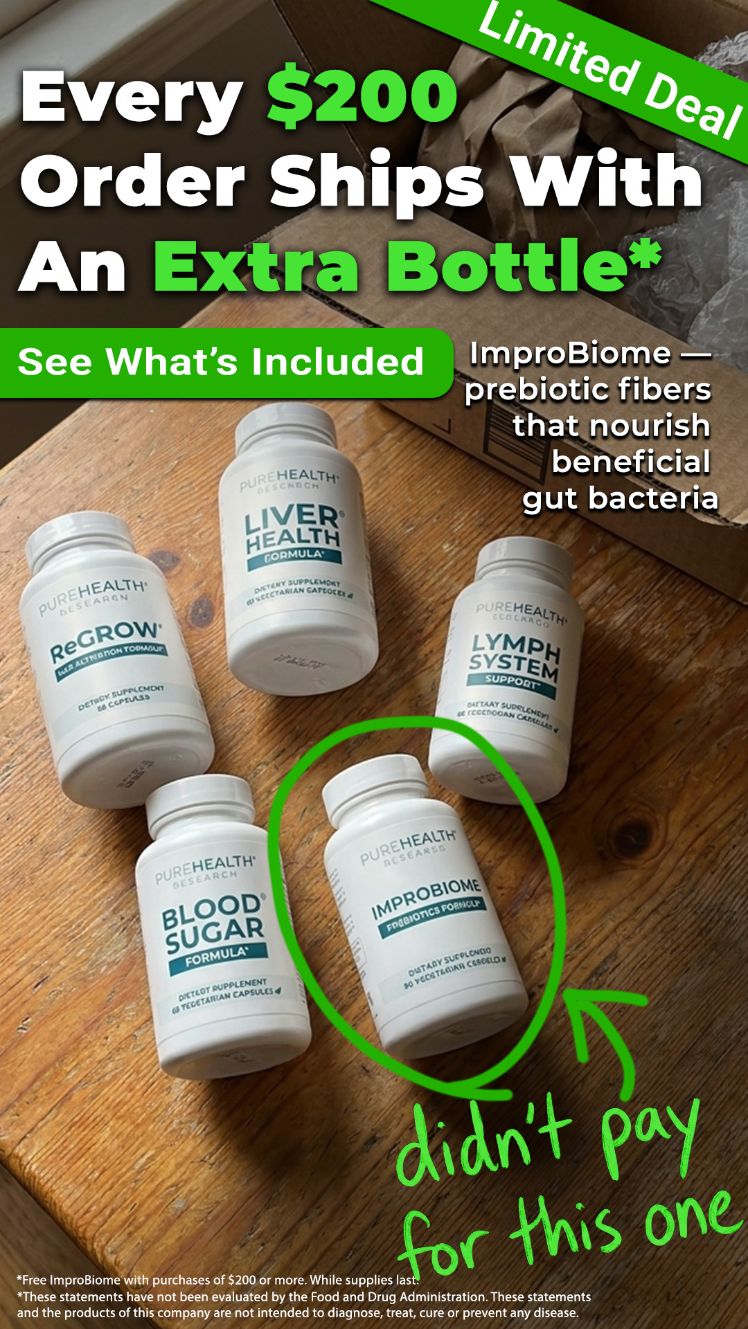 PureHealth Research Facebook ad
