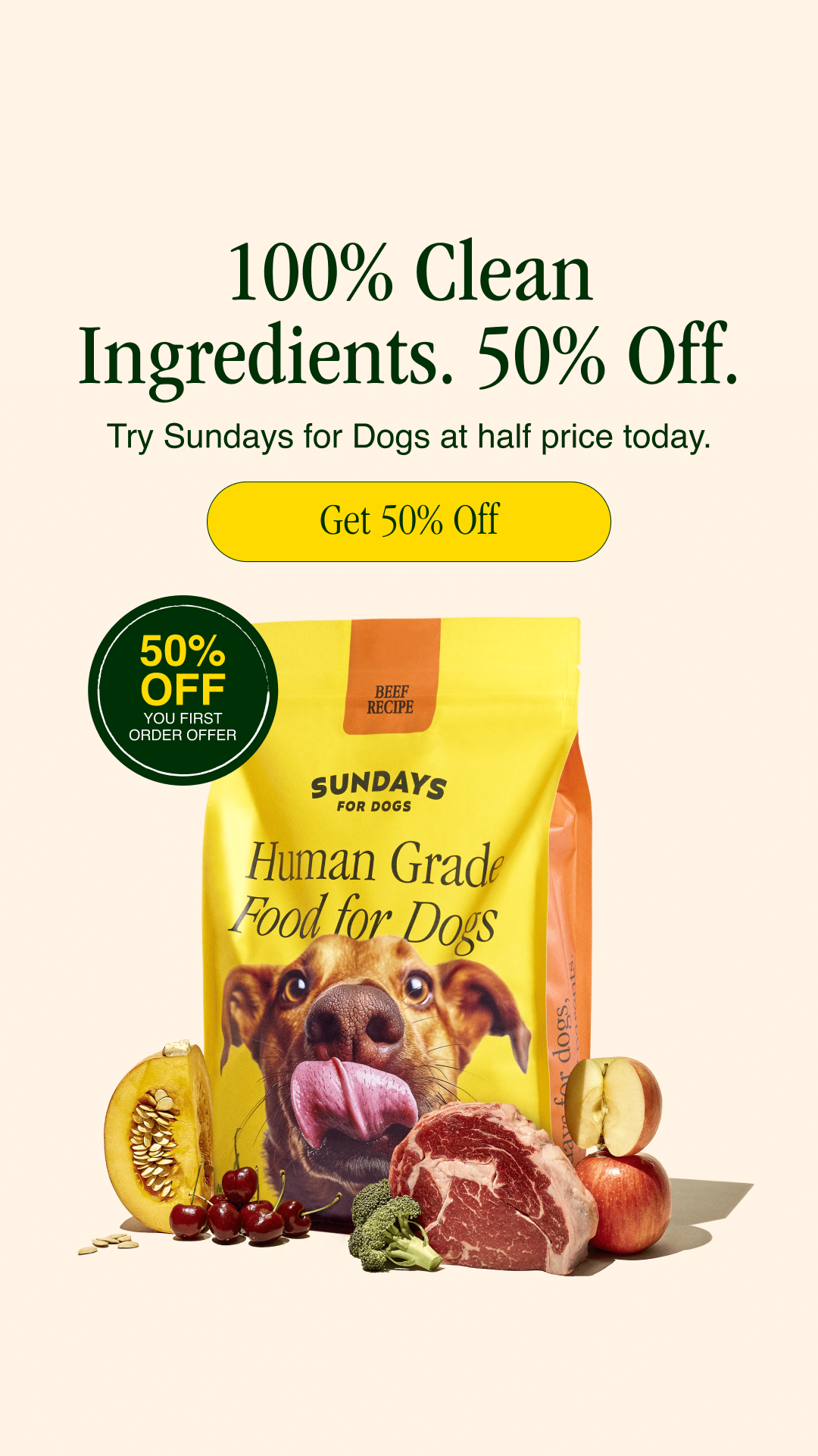 Sundays Facebook ad