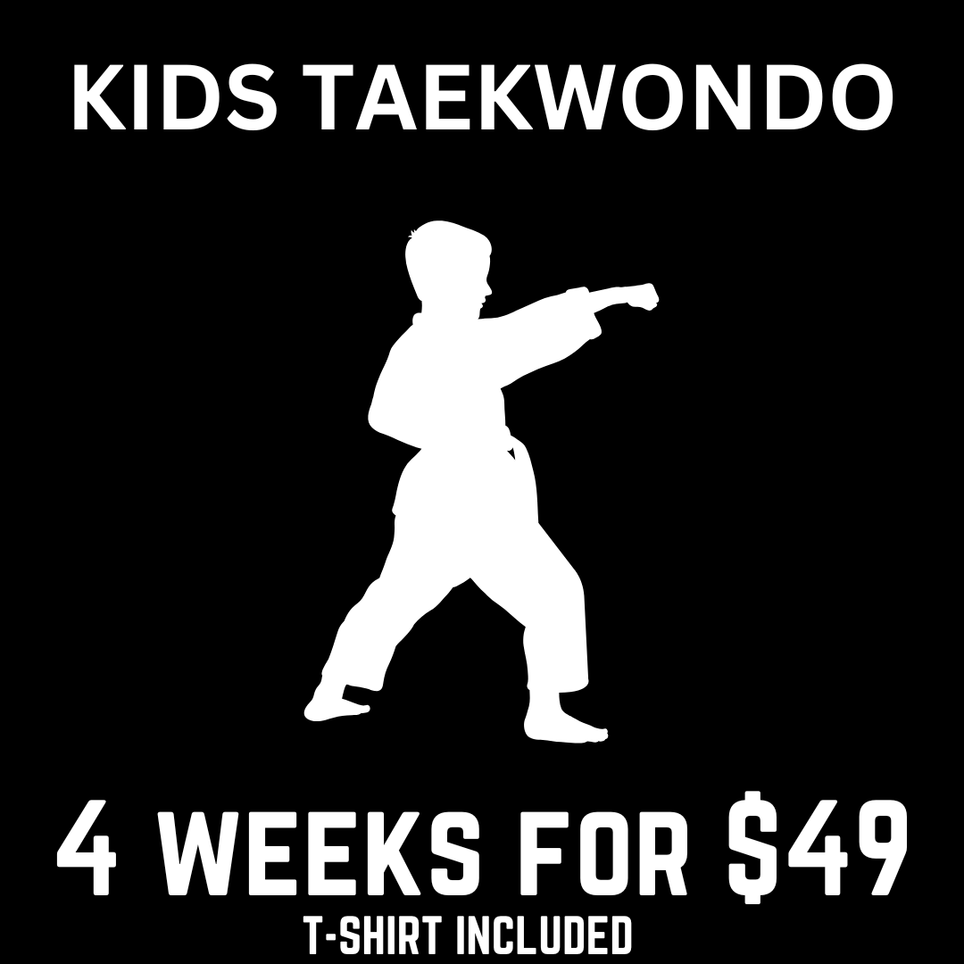 Brookings Tae Kwon Do Facebook ad: Online Offer! 4 Weeks + T-Shirt for $49!