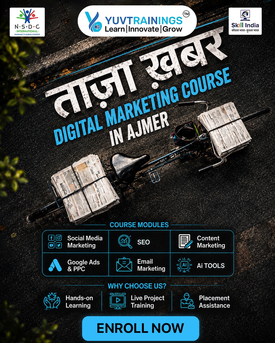 Yuvtrainings - Learn, Innovate, Grow Facebook ad