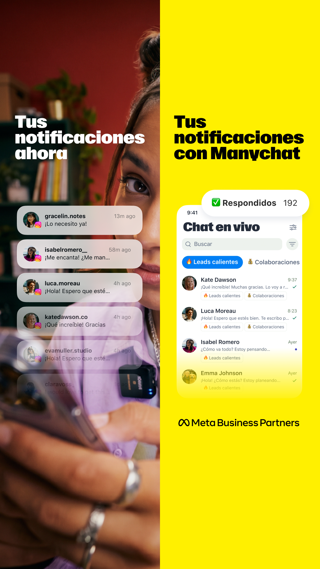 Manychat Facebook ad