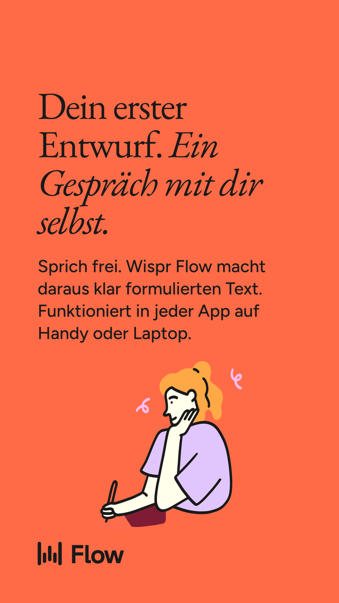 Wispr Flow Facebook ad