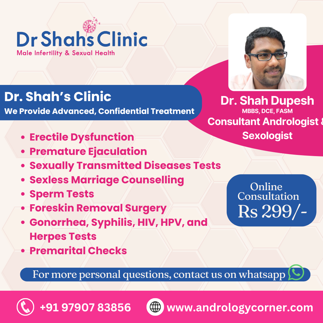 Dr. Shah's Clinic for Male Infertility & Sexual Health Facebook ad