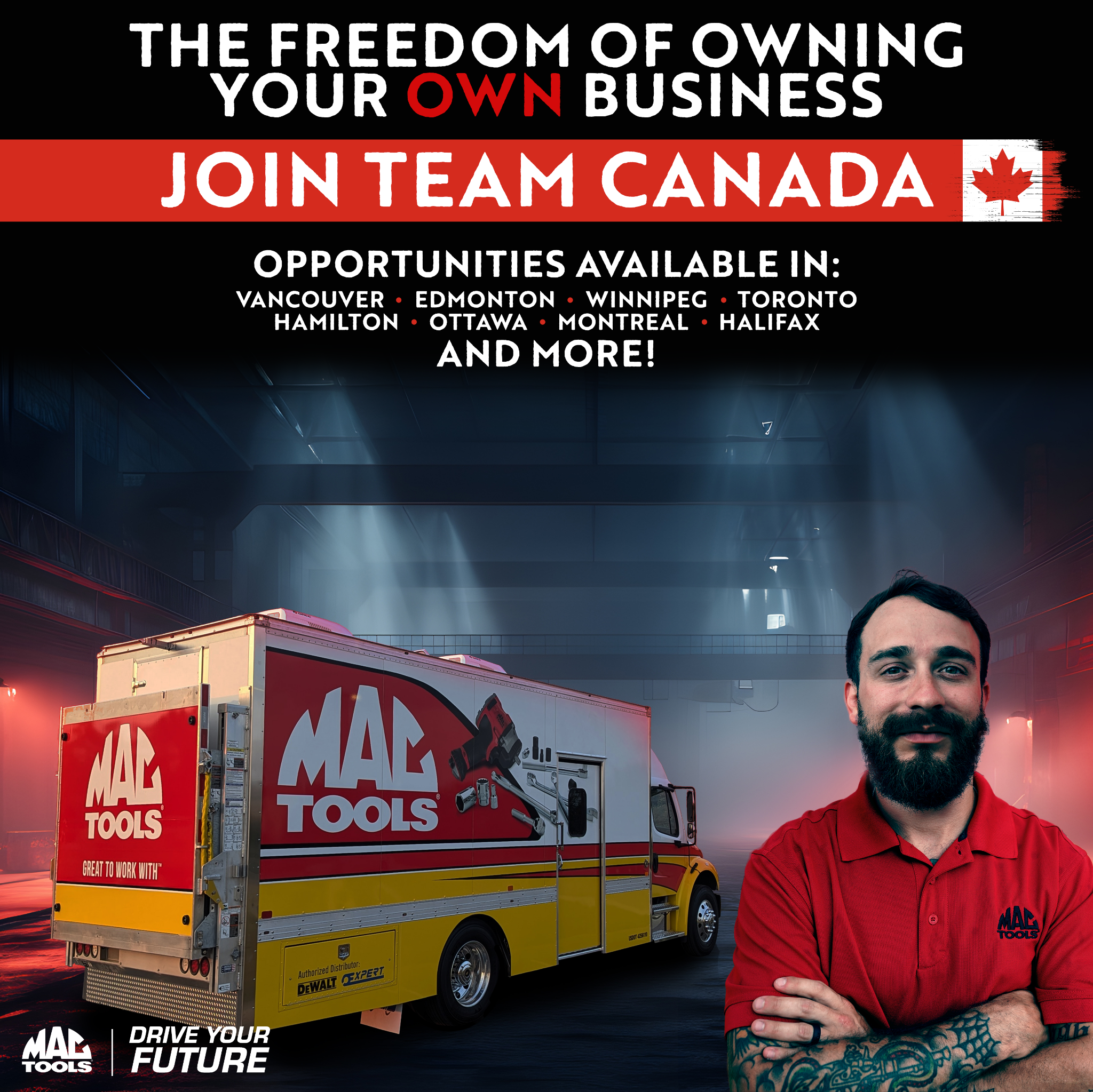 Mac Tools Franchise Opportunity Facebook ad