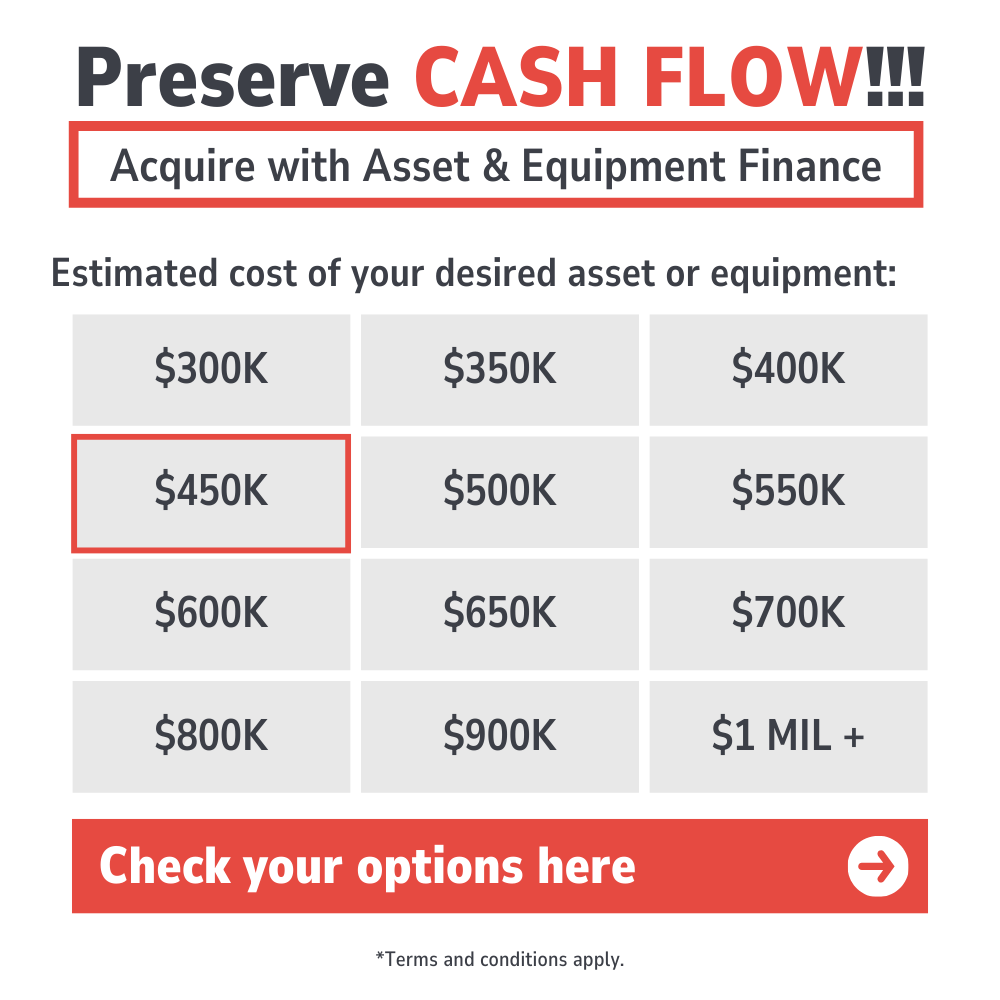 Finbay Capital Facebook ad: Grow Your Business With Asset Finance