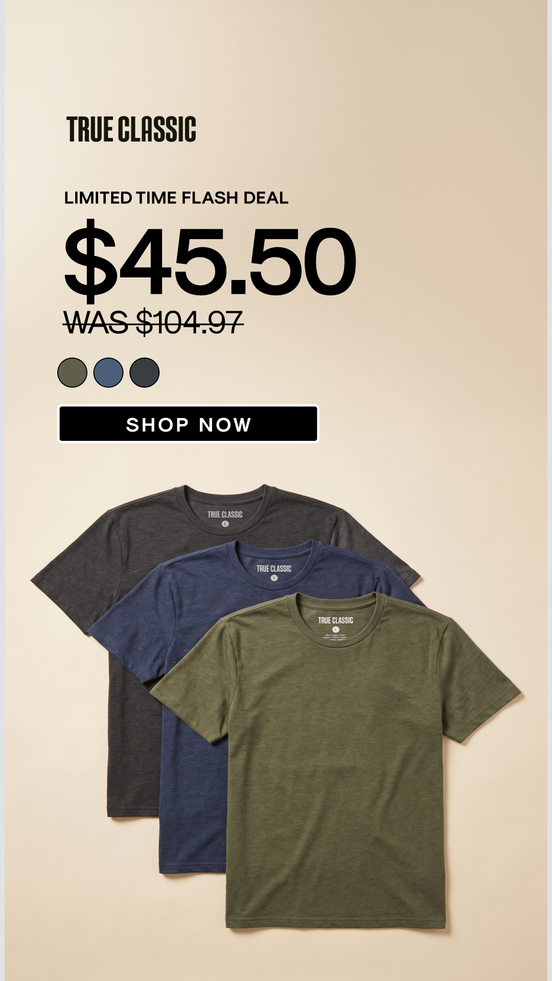 True Classic Facebook ad