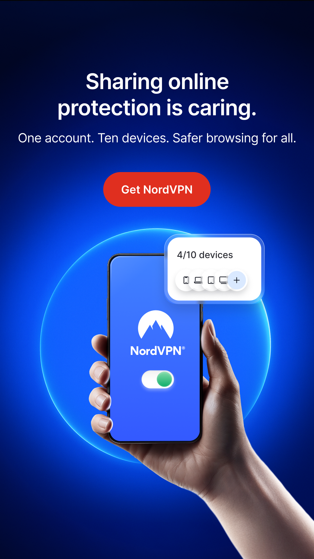 NordVPN Facebook ad