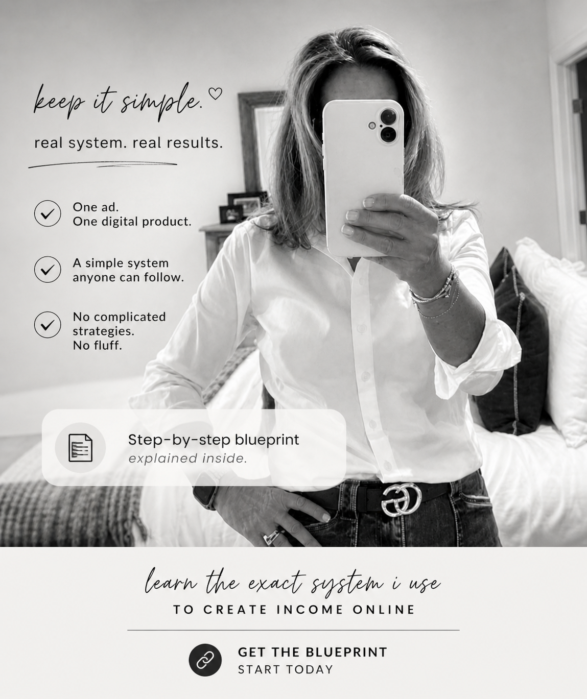 Longvolmack Facebook ad: Start With One Ad