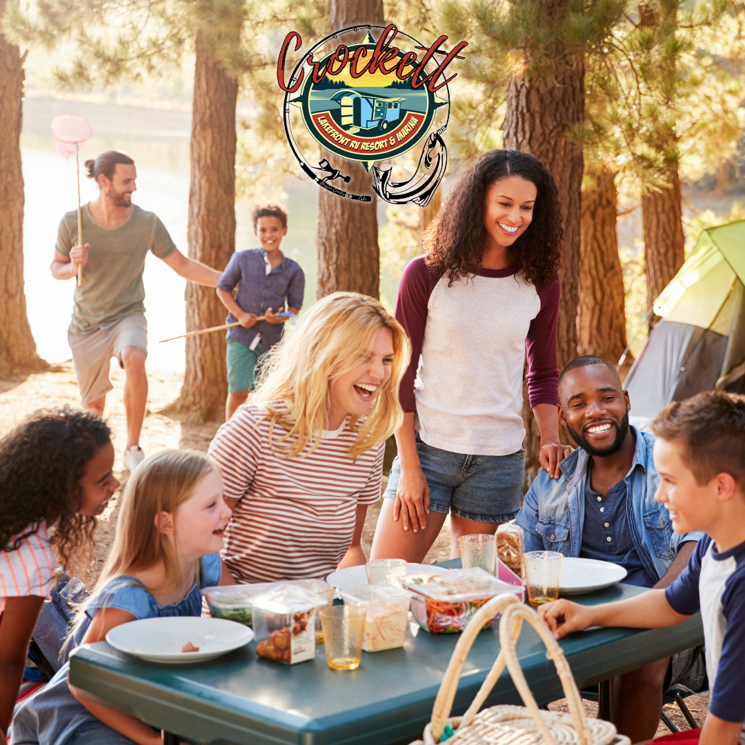 Crockett Lakefront Rv Resort & Marina Facebook ad from May 26, 2026