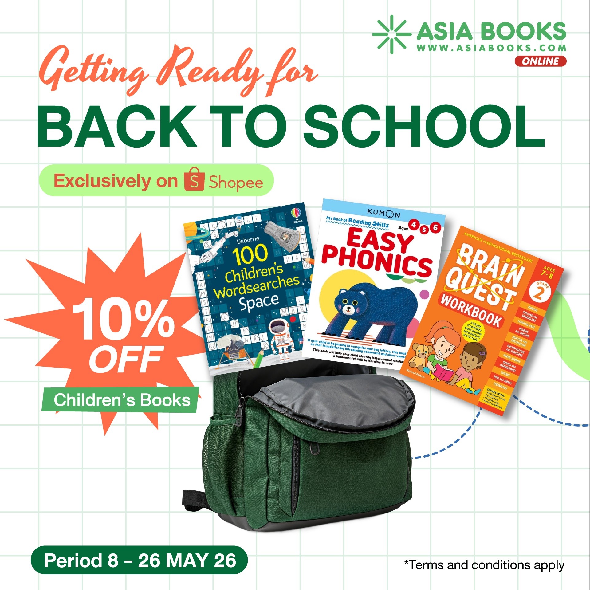 Asia Books Facebook ad