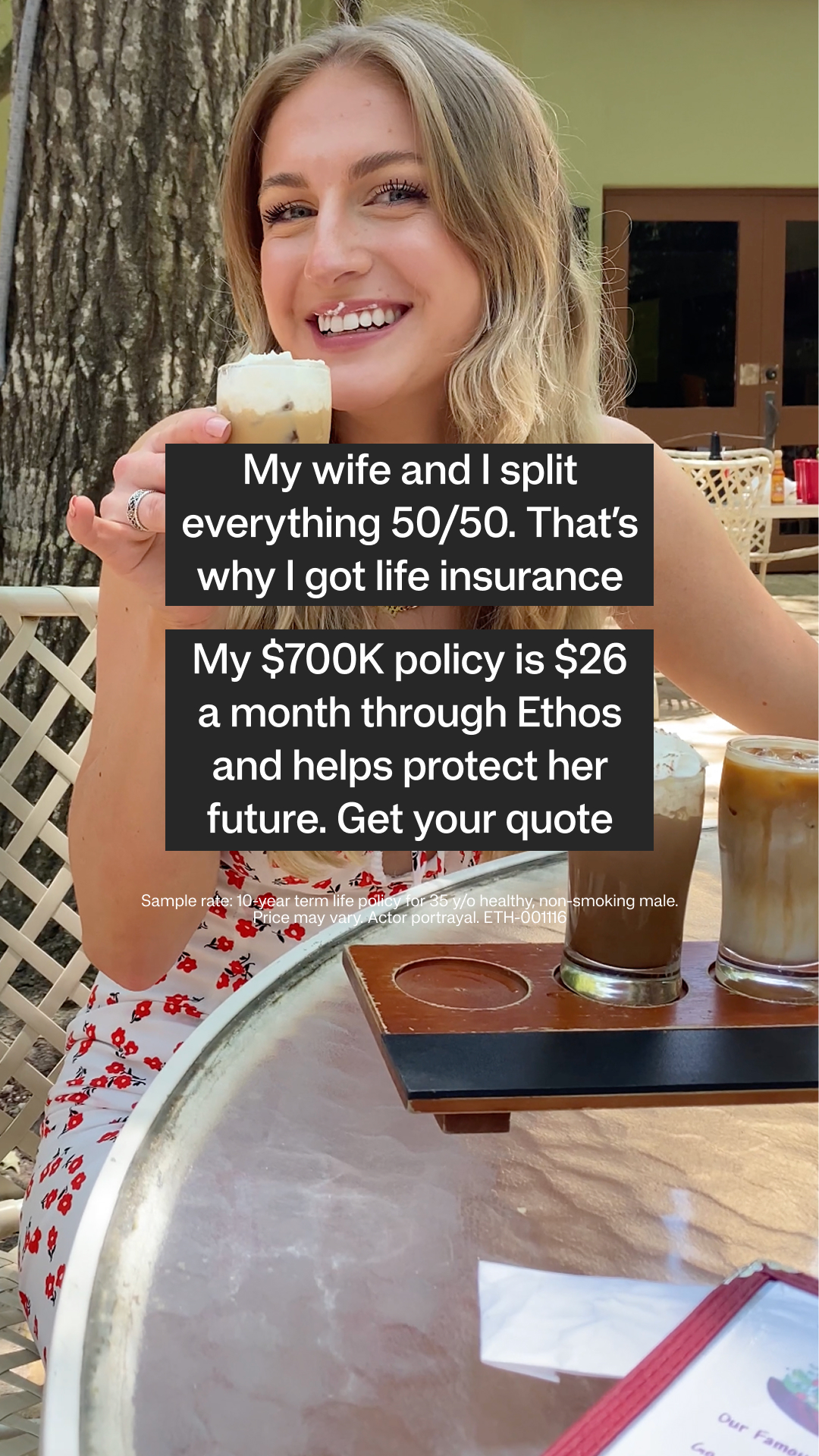Ethos Facebook ad