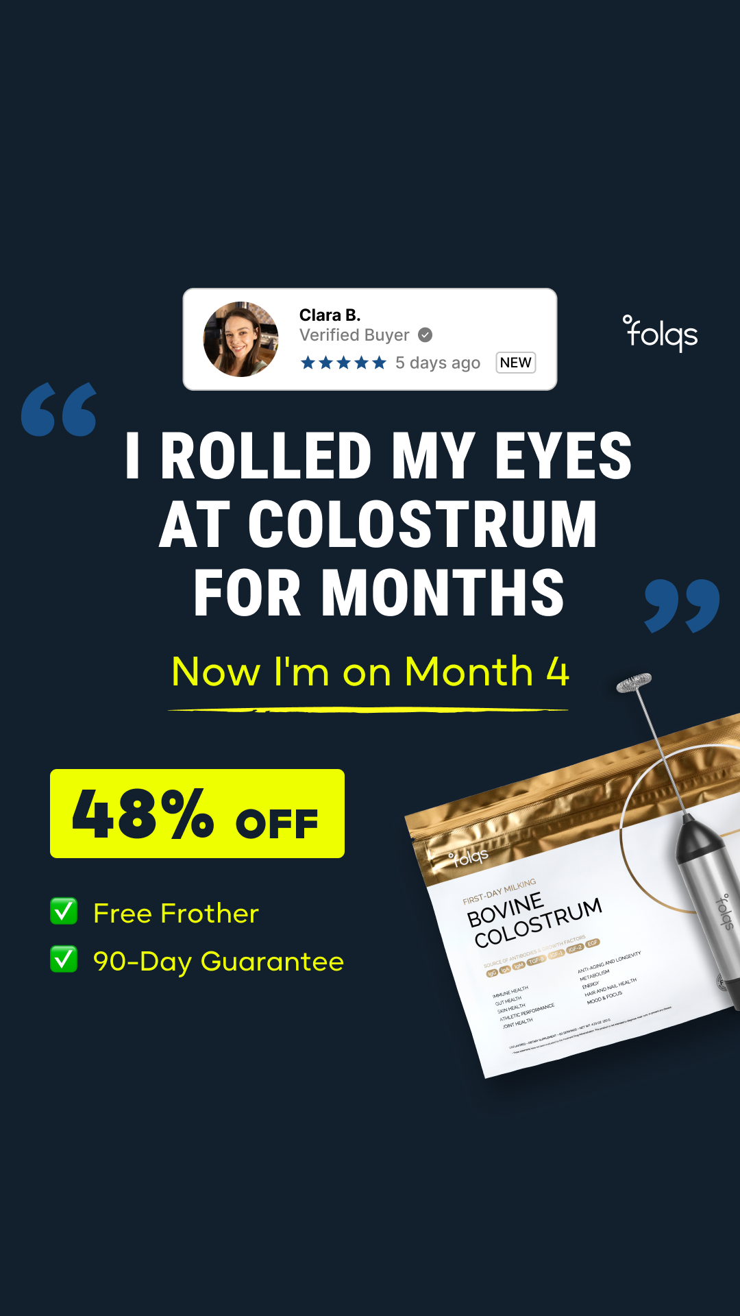 Folqs Facebook ad