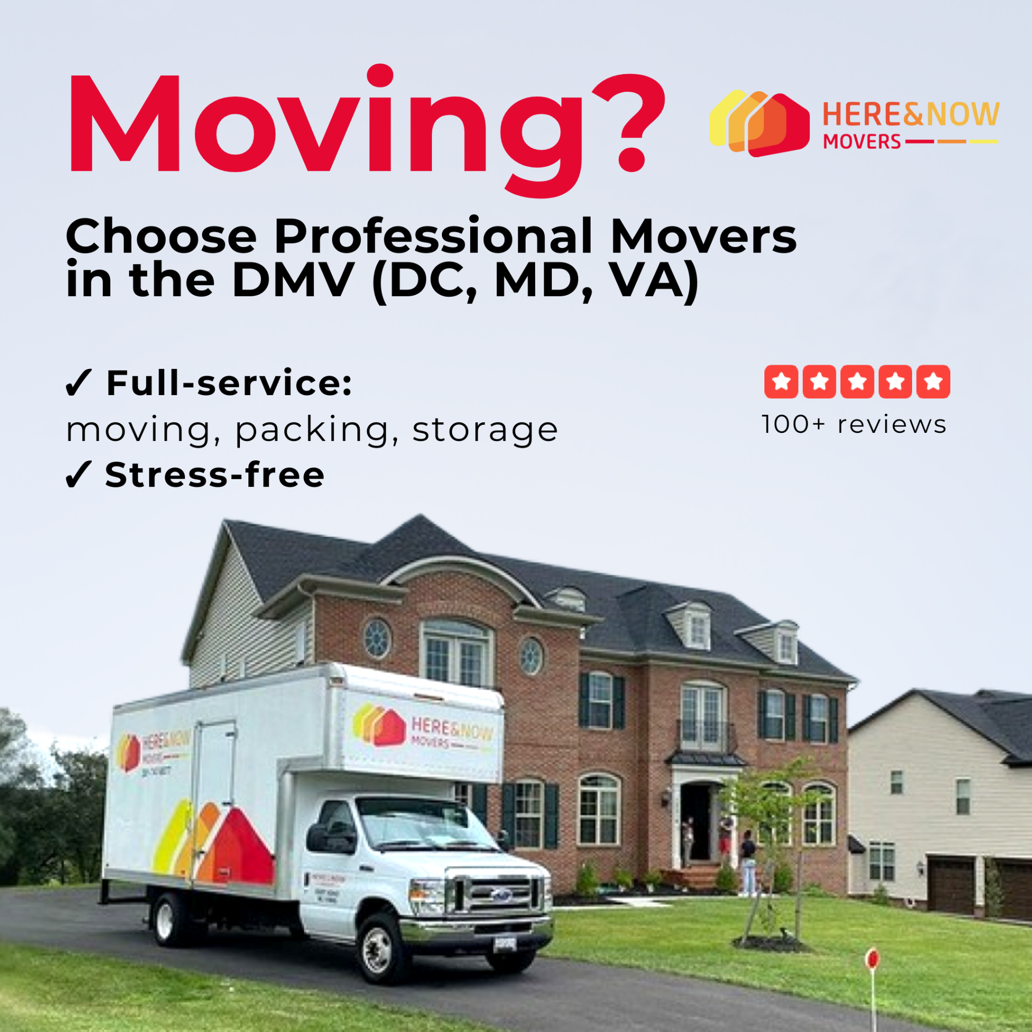 Here & Now Movers Facebook ad