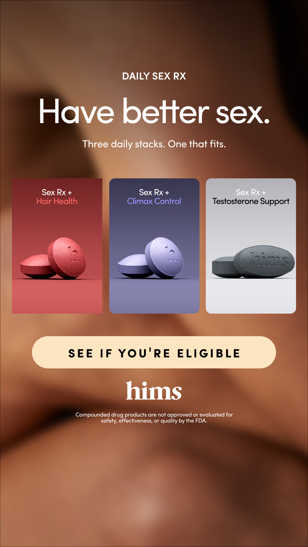 hims Facebook ad: Get Started Today
