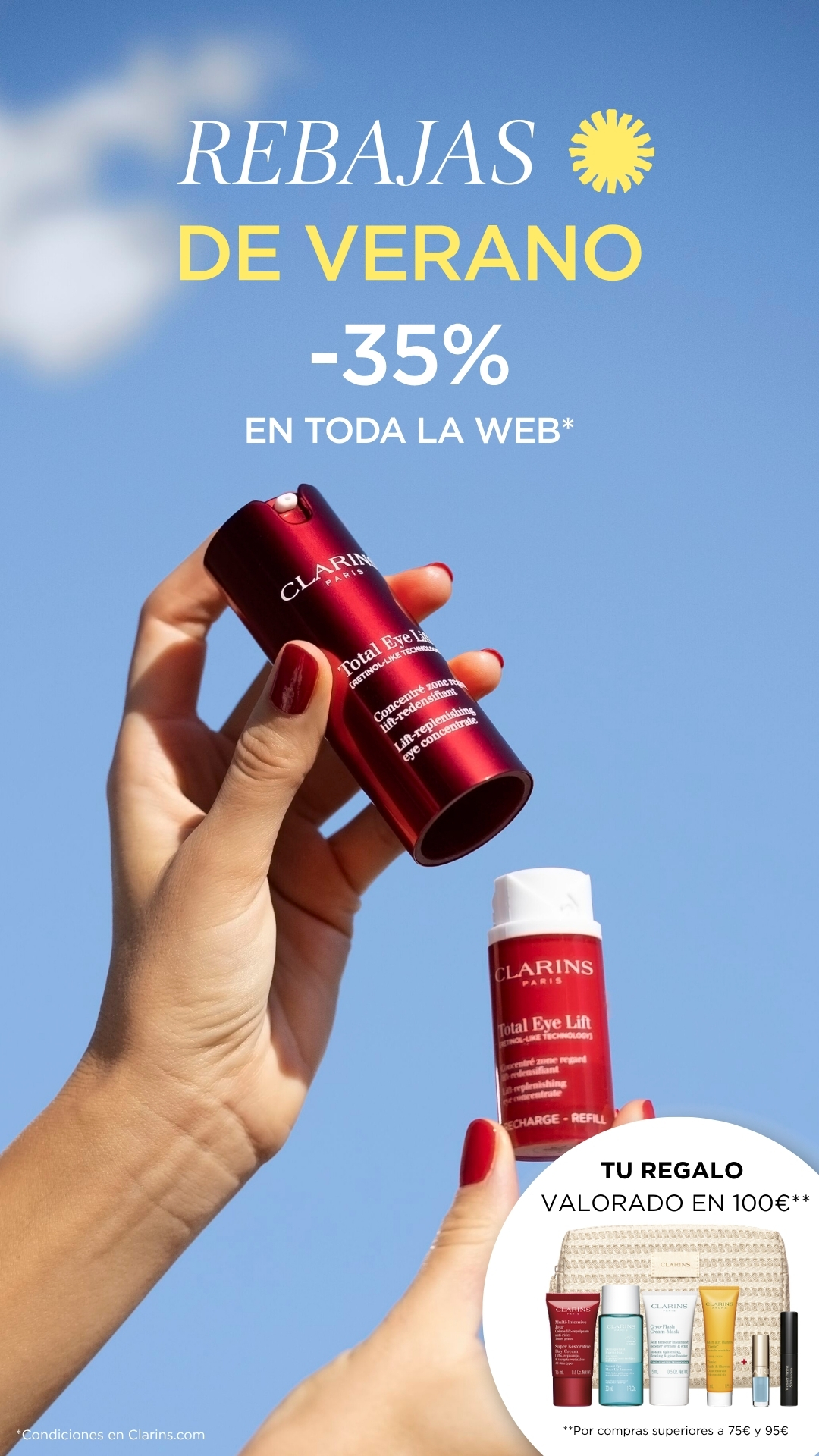 Clarins Facebook ad