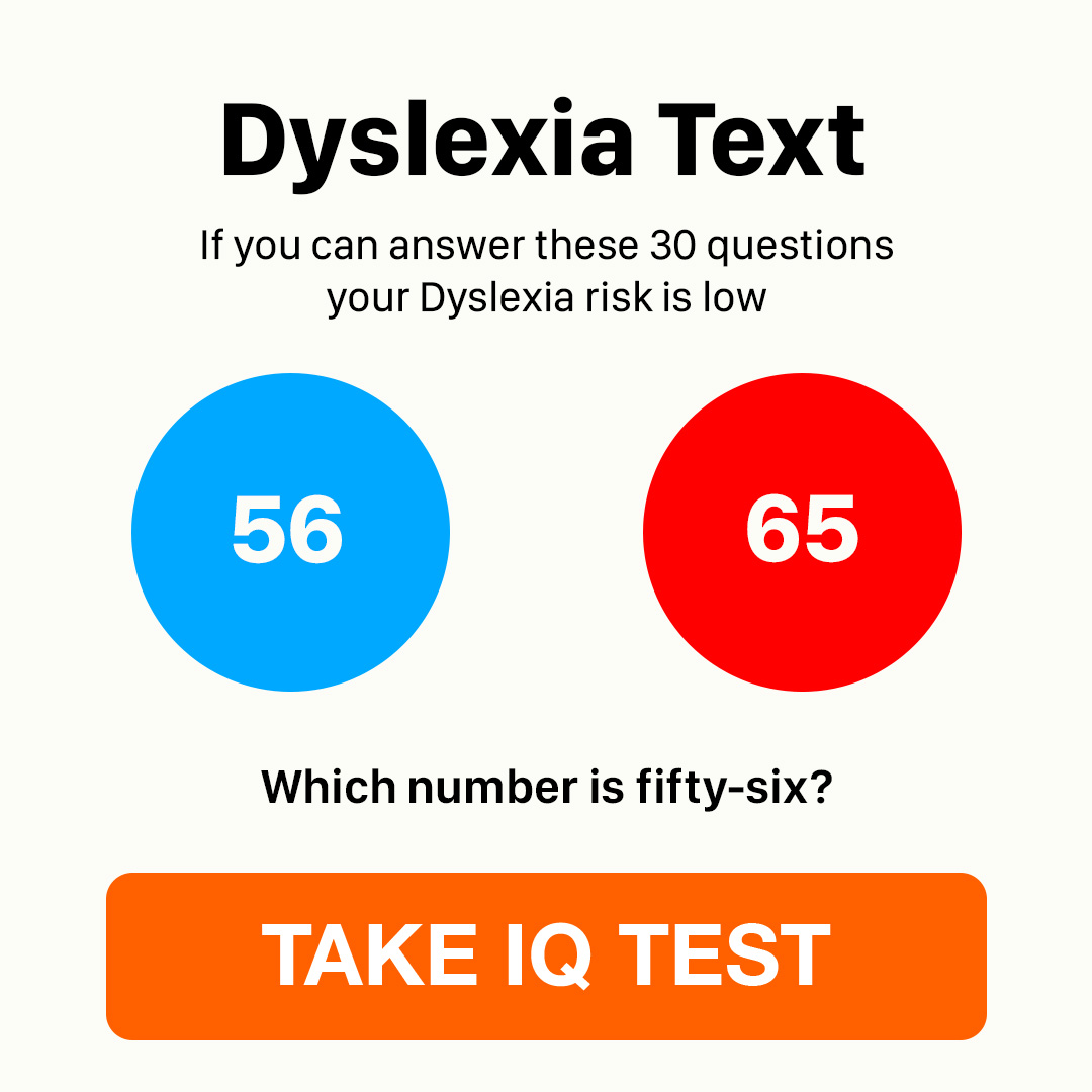 My IQ Facebook ad
