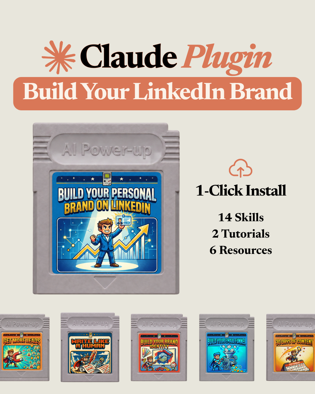 AI Black Magic Facebook ad: Build your personal brand on LinkedIn