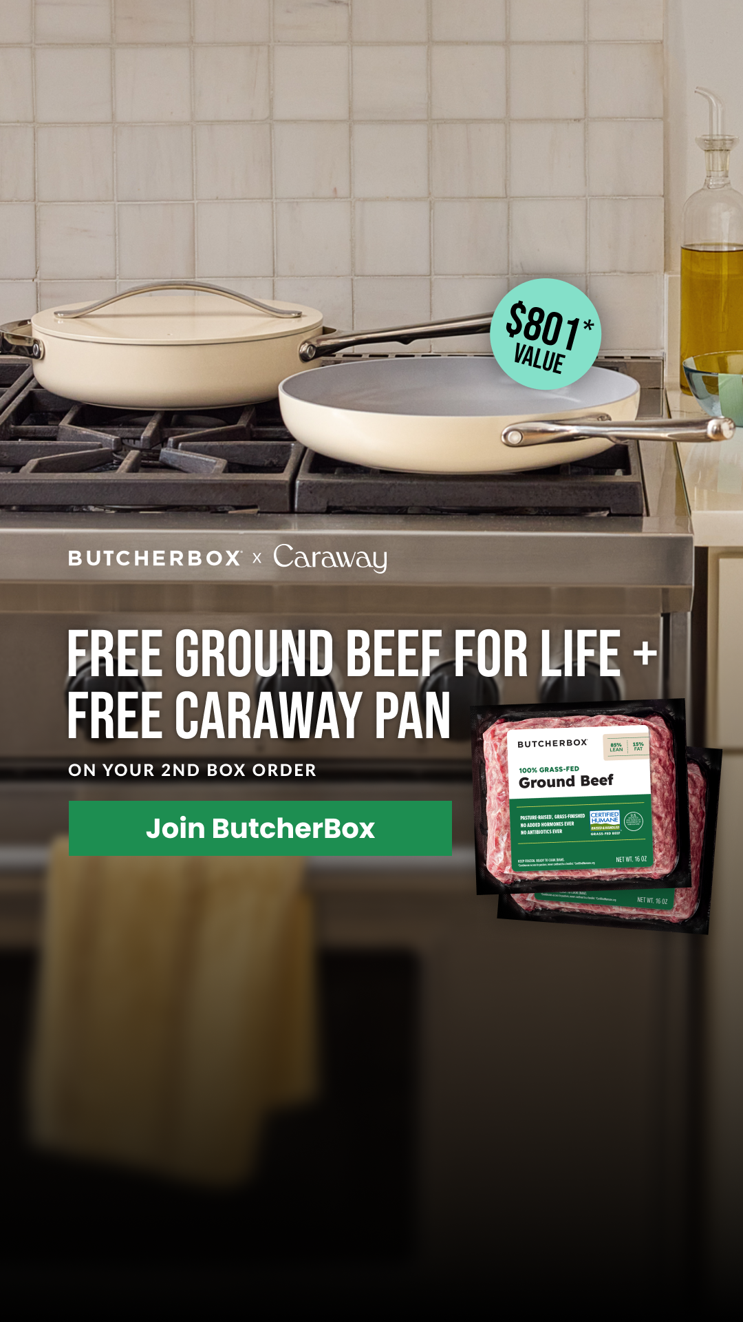 ButcherBox Facebook ad