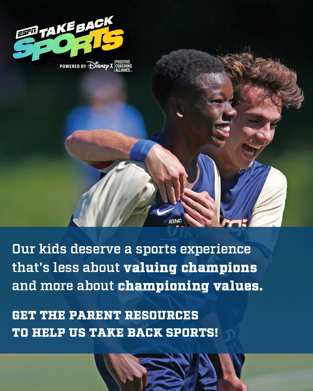 Positive Coaching Alliance Facebook ad