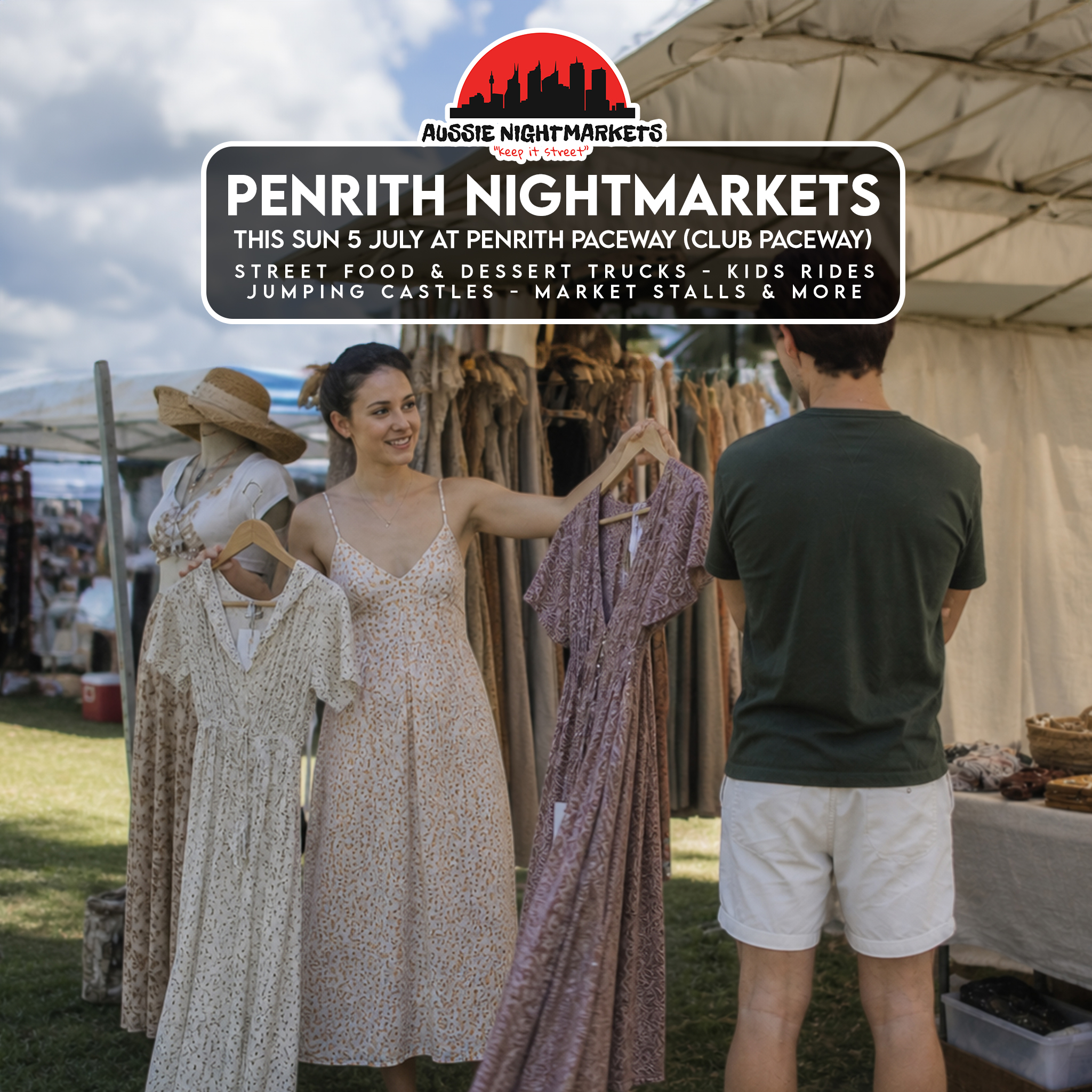 Aussie NightMarkets Facebook ad