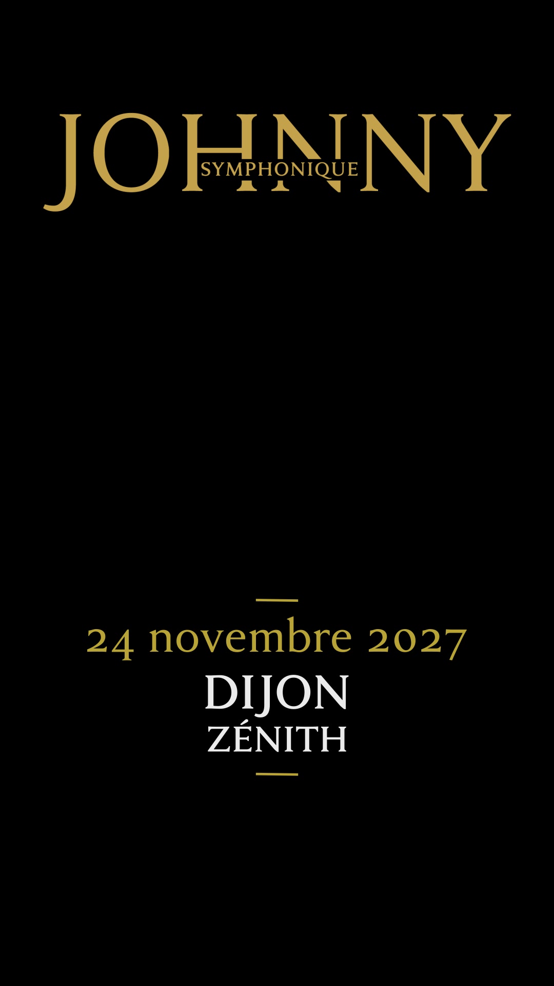 Johnny Symphonique Tour - Officiel Facebook ad: L’histoire continue… En tournée dans toute la France…