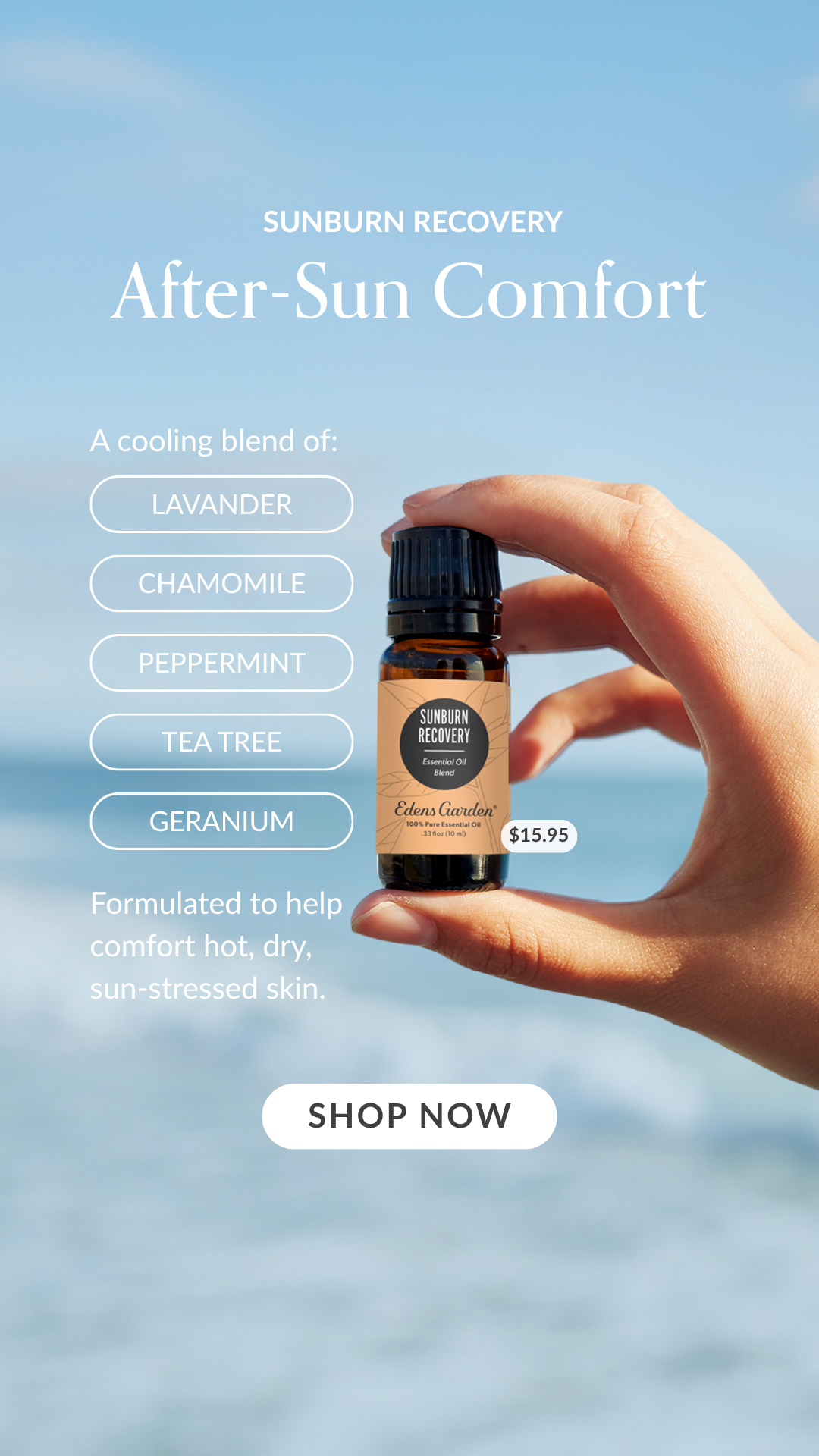 Edens Garden Essential Oils Facebook ad