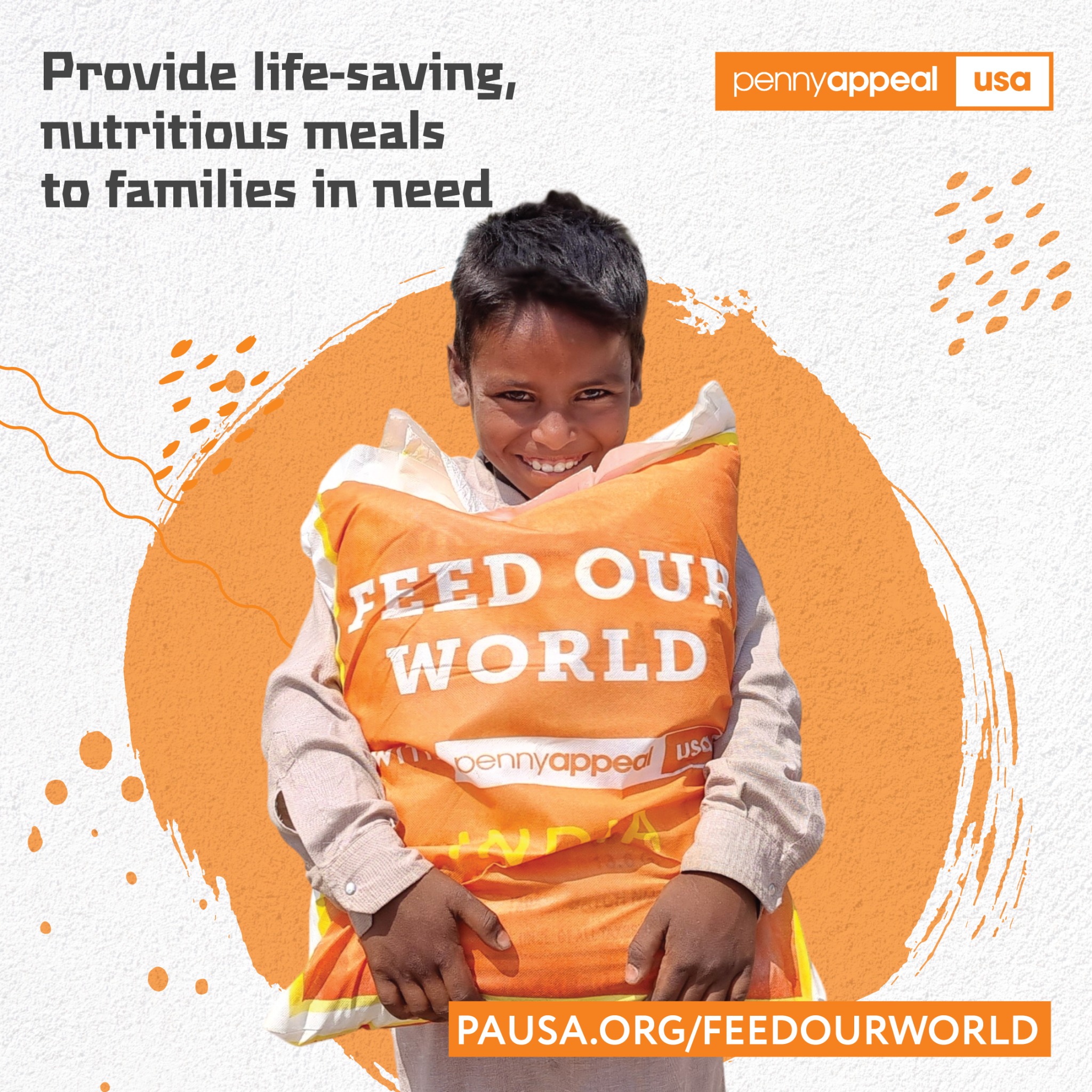 Penny Appeal USA Facebook ad: $50 | Provide 30 Nutritious Meals