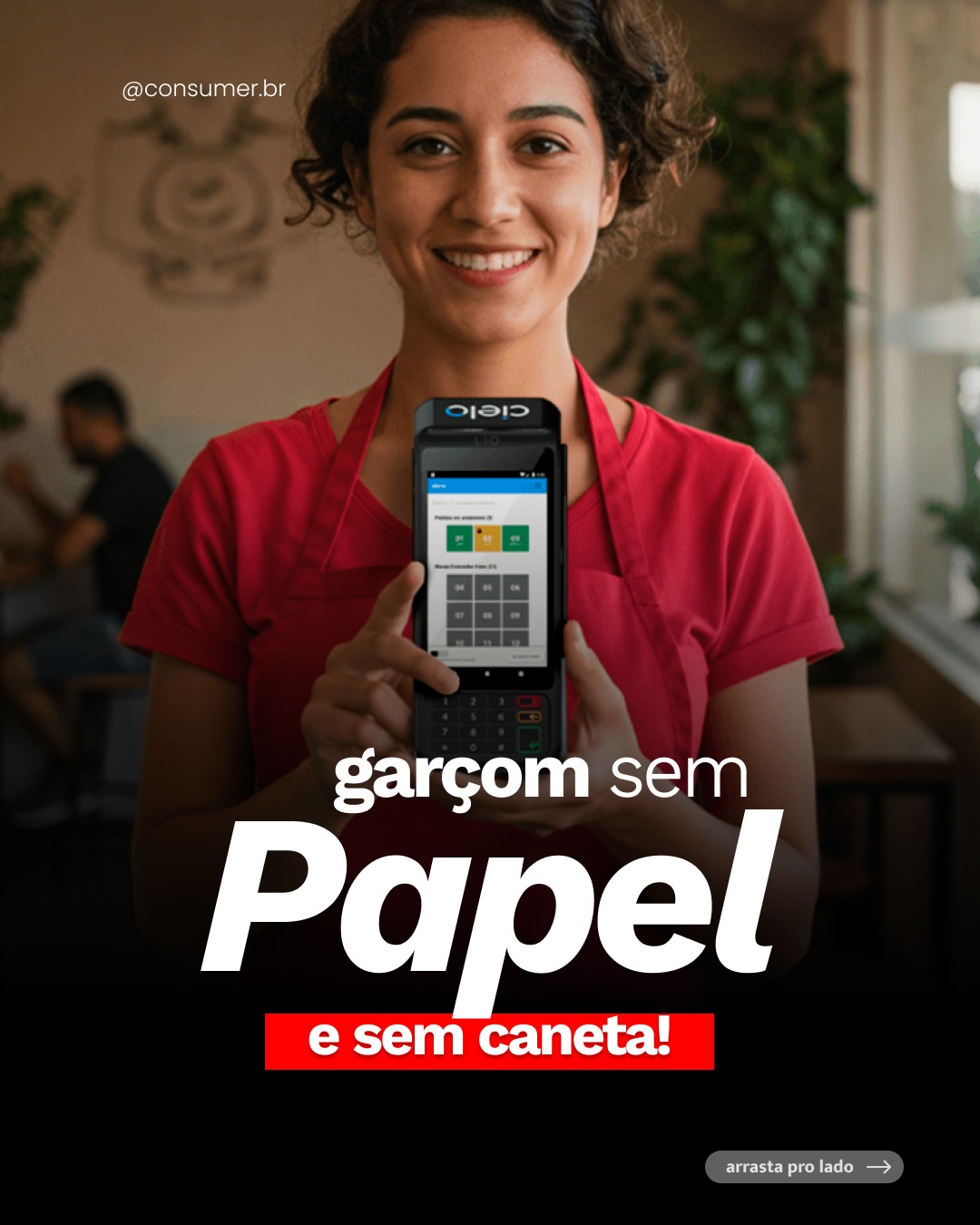 Consumer Facebook ad: A tecnologia da Comanda Mobile transforma a eficiência…