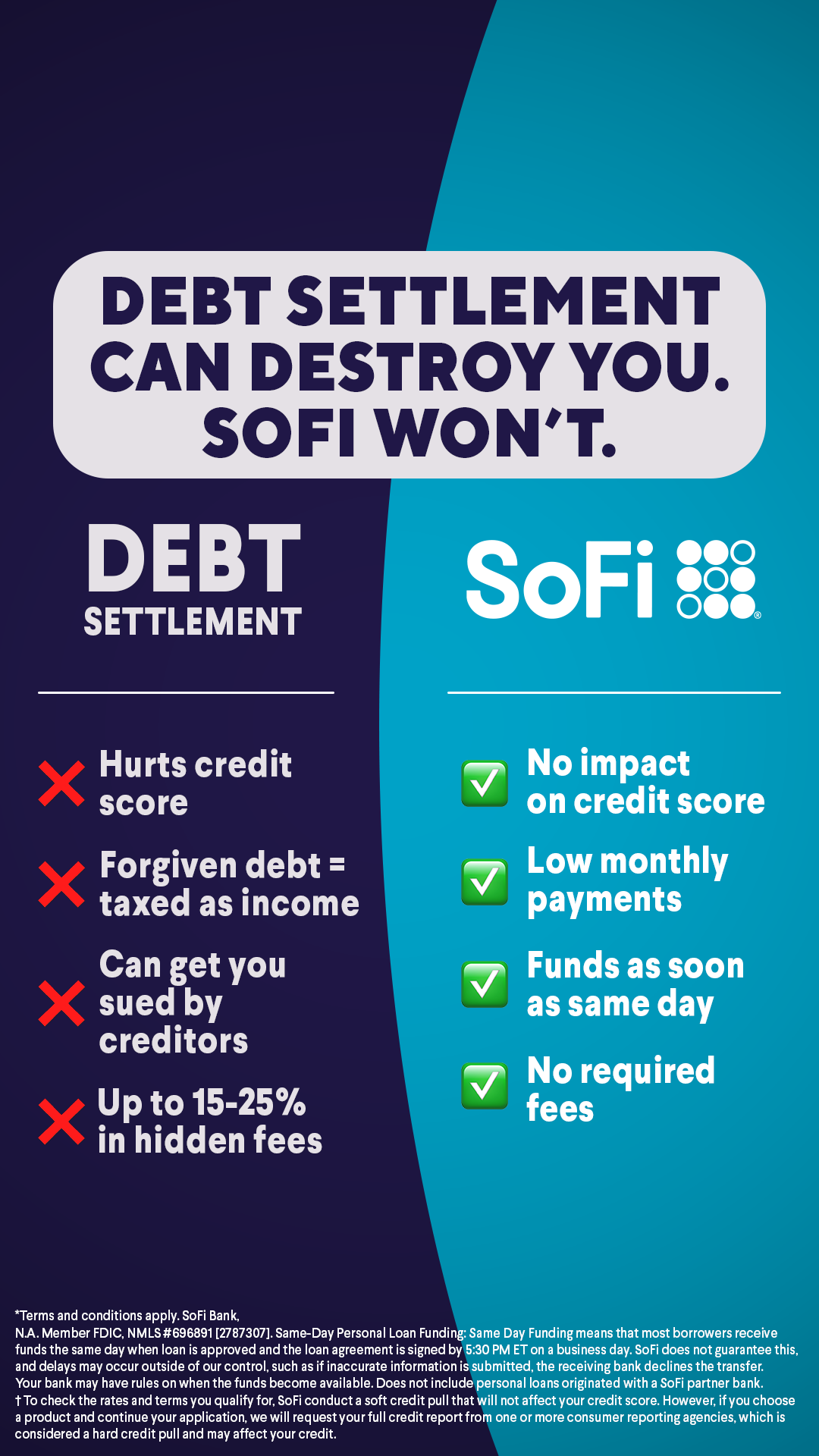 SoFi Facebook ad