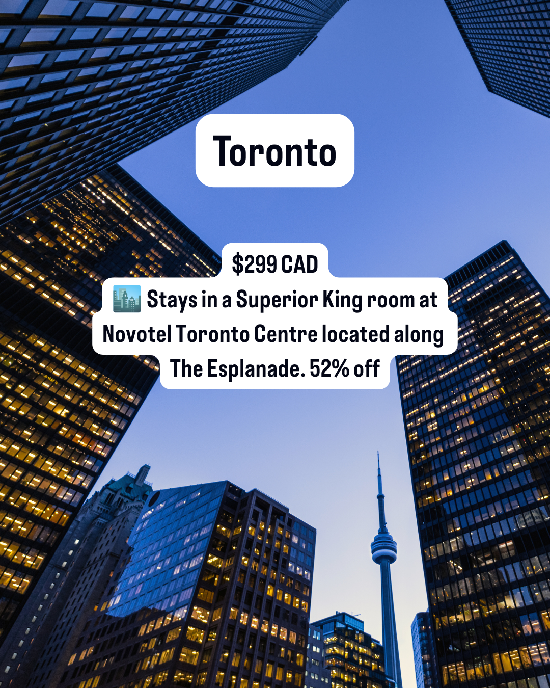 Travelzoo Facebook ad