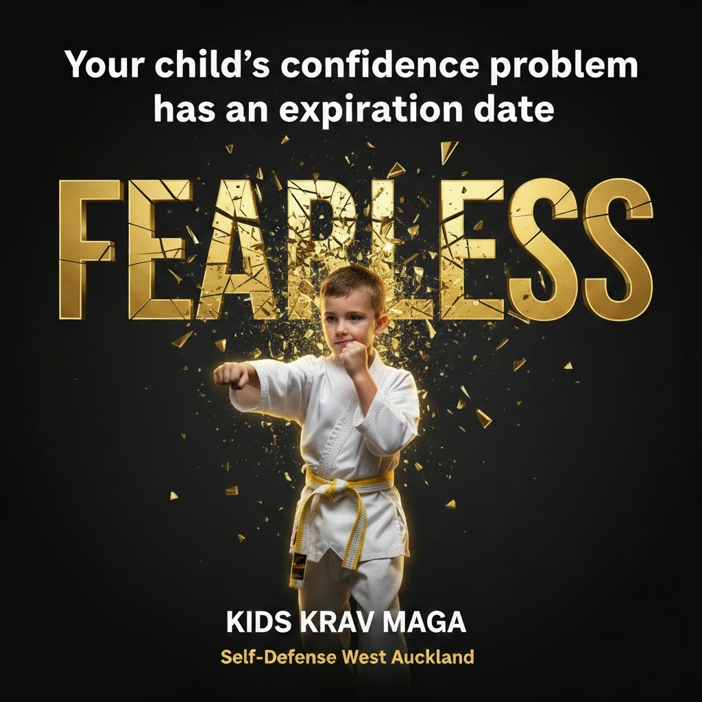 Self-Defense West Auckland - Krav Maga for Kids Facebook ad