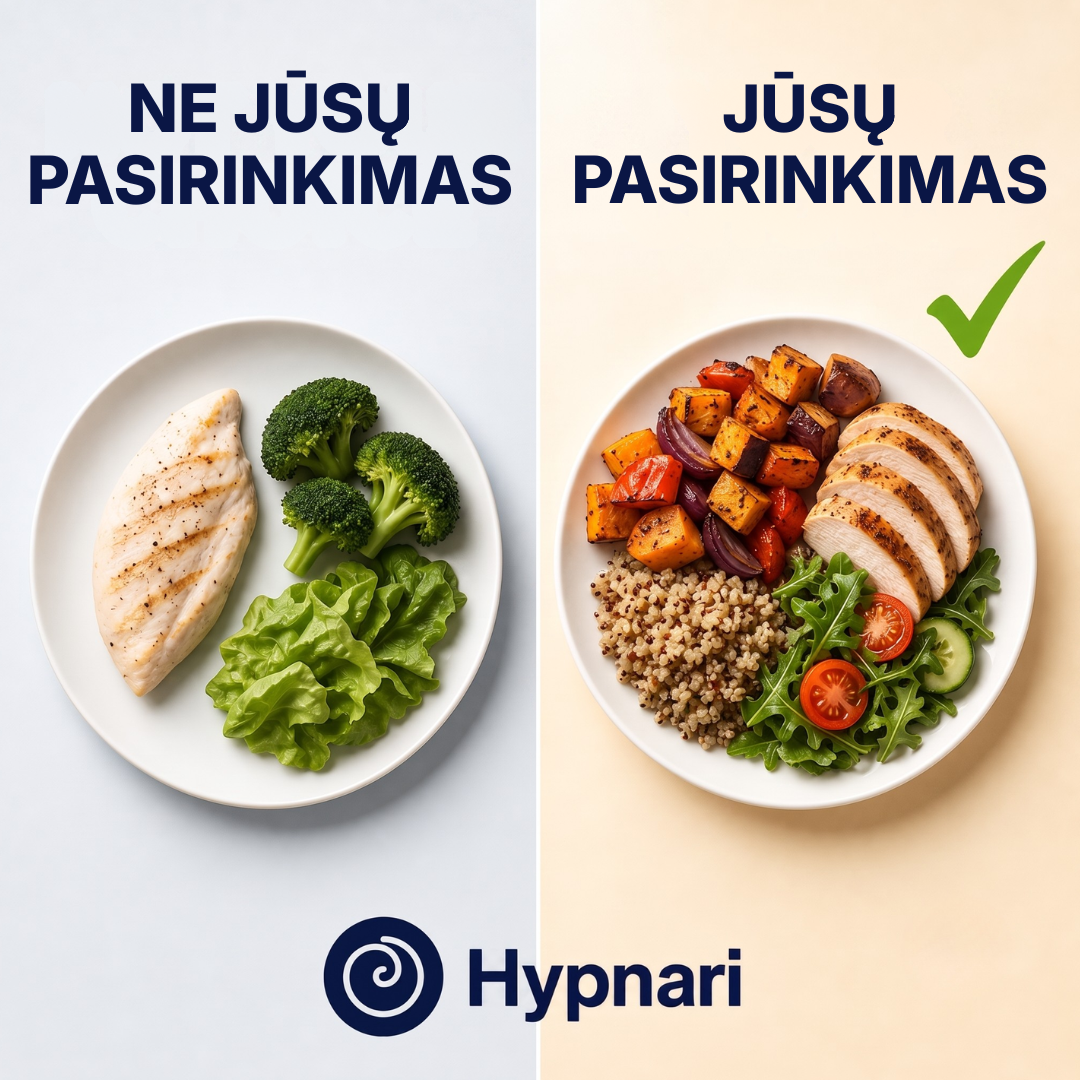 Hypnari: Weight Loss Hypnotherapy Facebook ad: Numesk svorį be dietų Pasiruošusi pokyčiui?