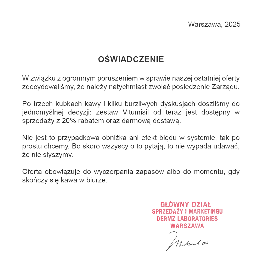 Dermz Laboratories Polska Facebook ad