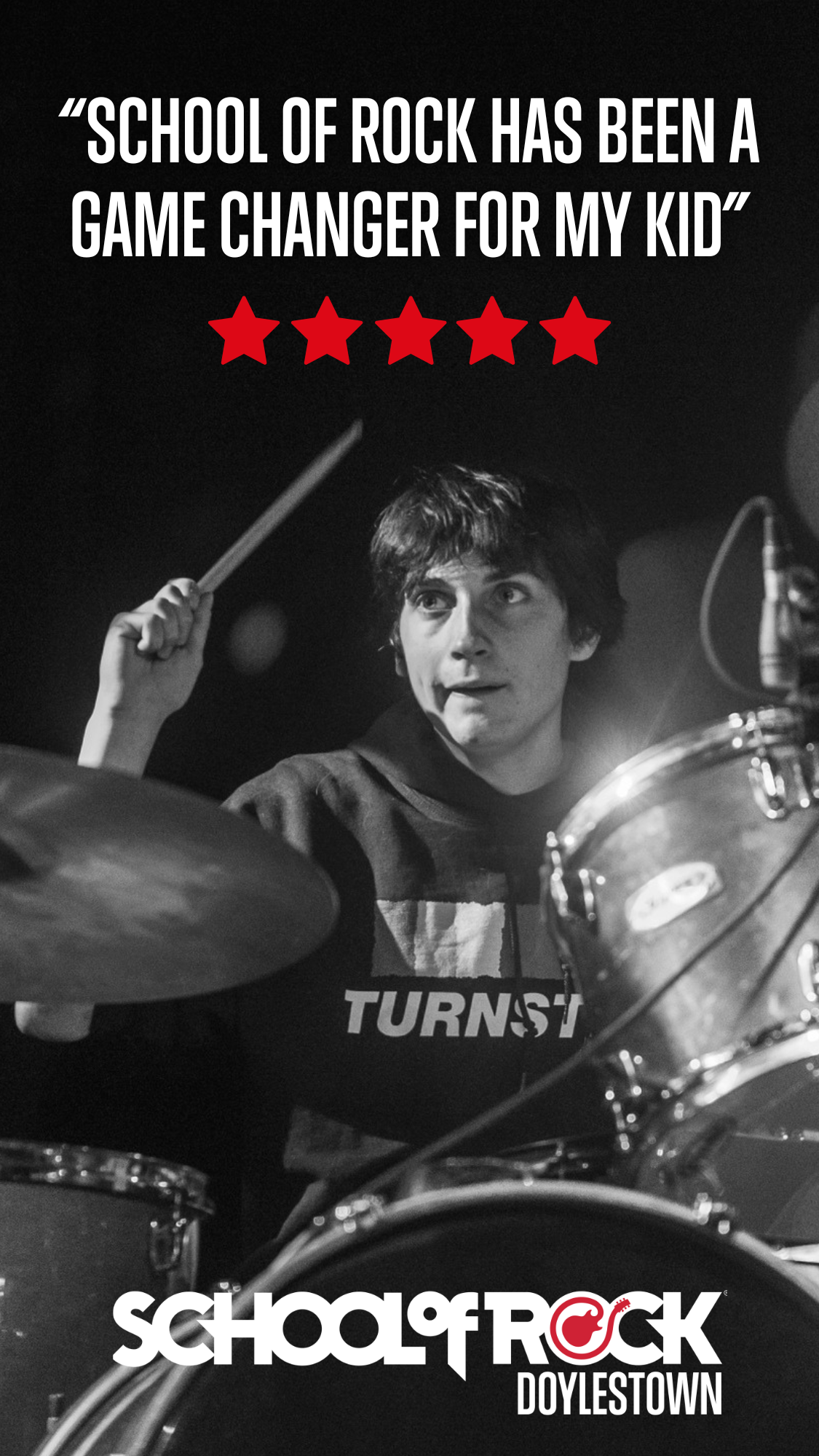 School of Rock Doylestown Facebook ad from May 29, 2026