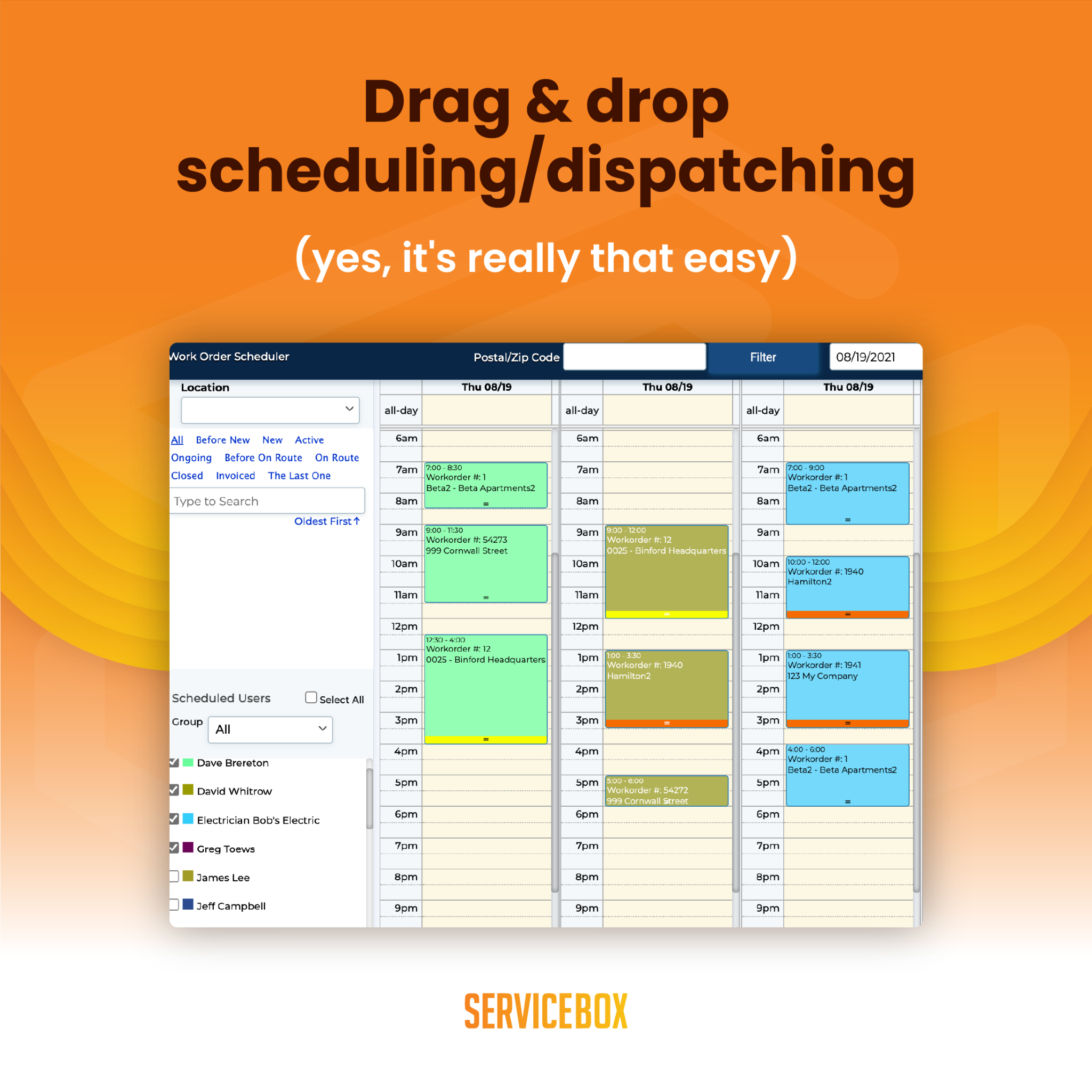 ServiceBox Facebook ad